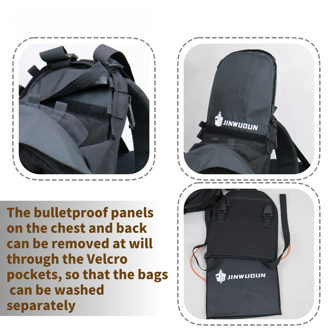 Bulletproof Backpack Cordura Material - NIJ IIIA
