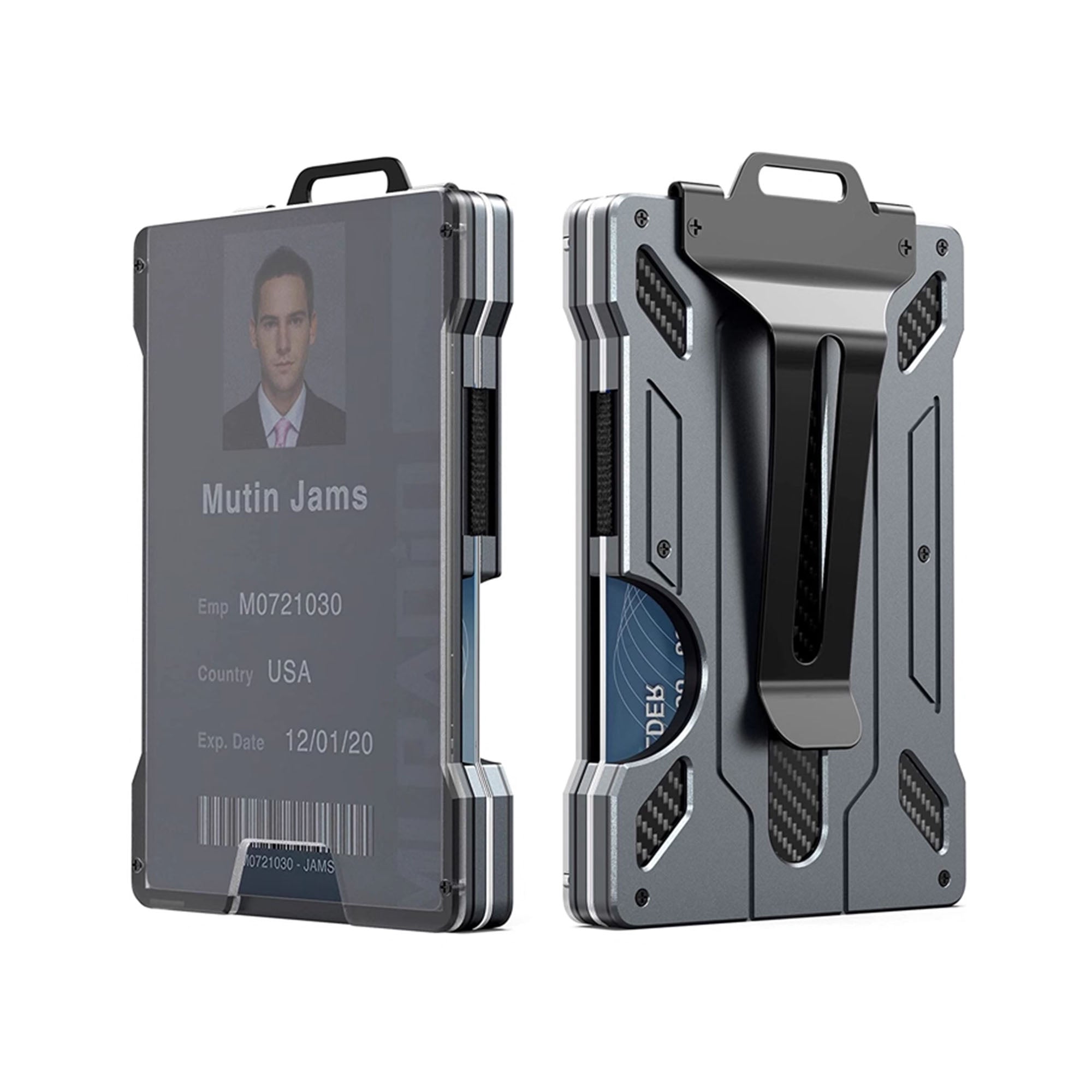 Anti-Theft Aluminum Card Holder Case