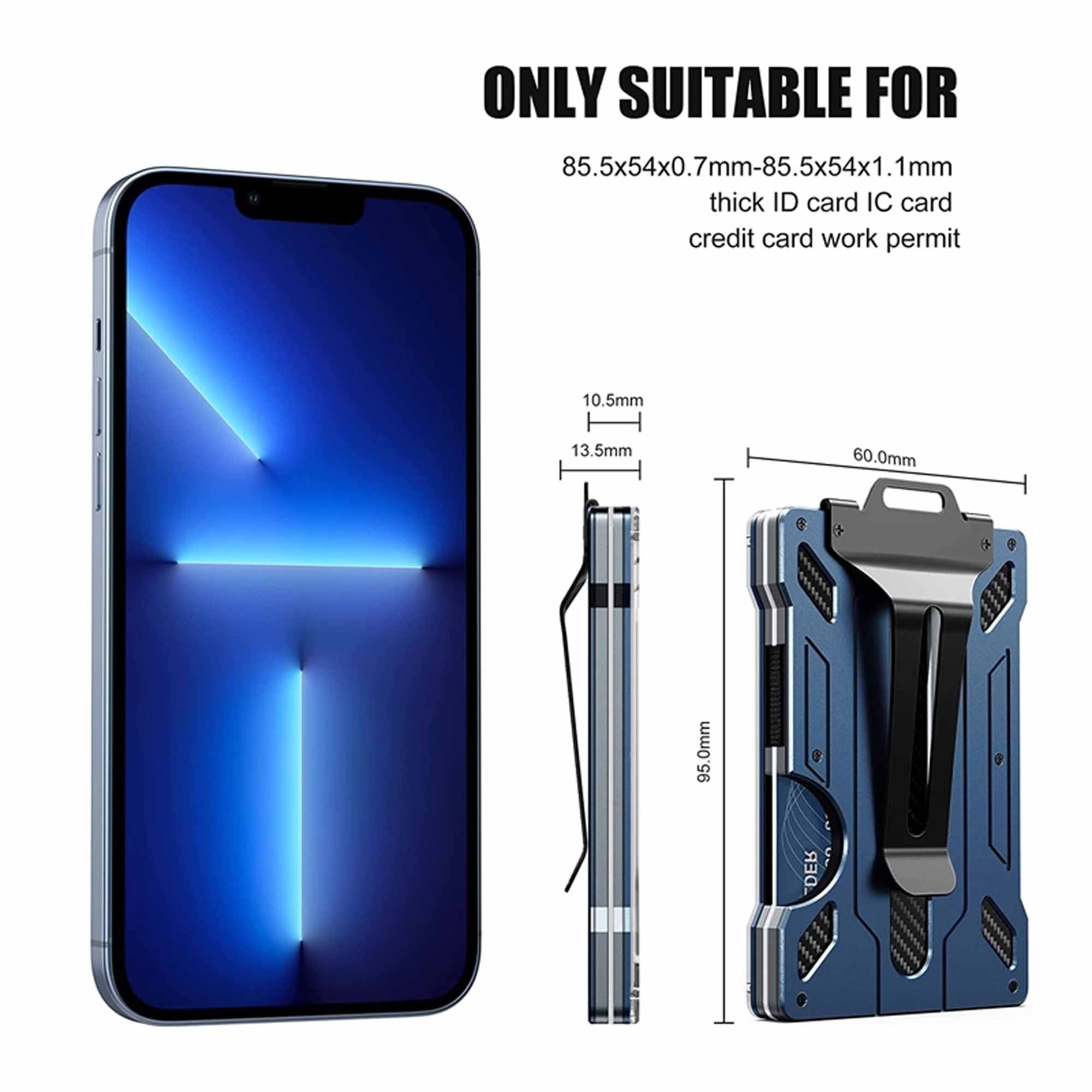 Anti-Theft Aluminum Card Holder Case