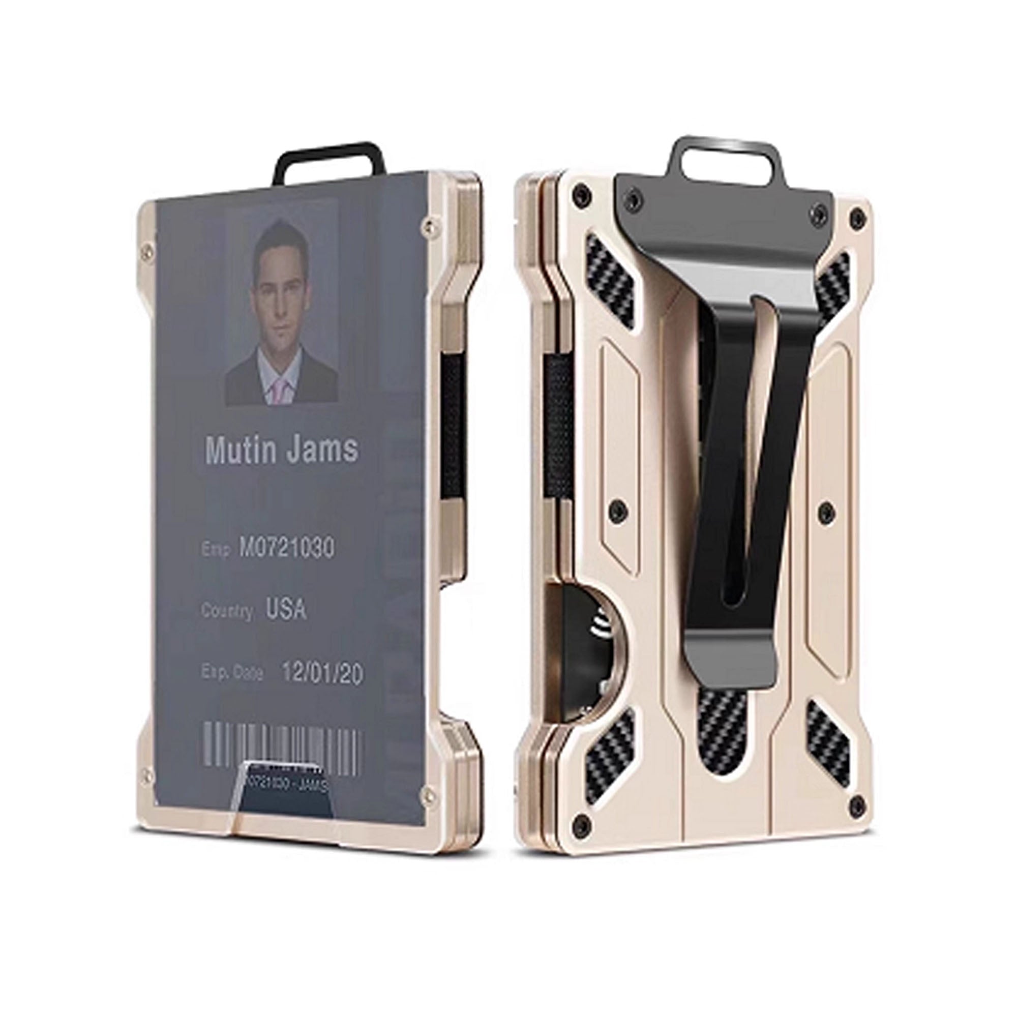 Anti-Theft Aluminum Card Holder Case