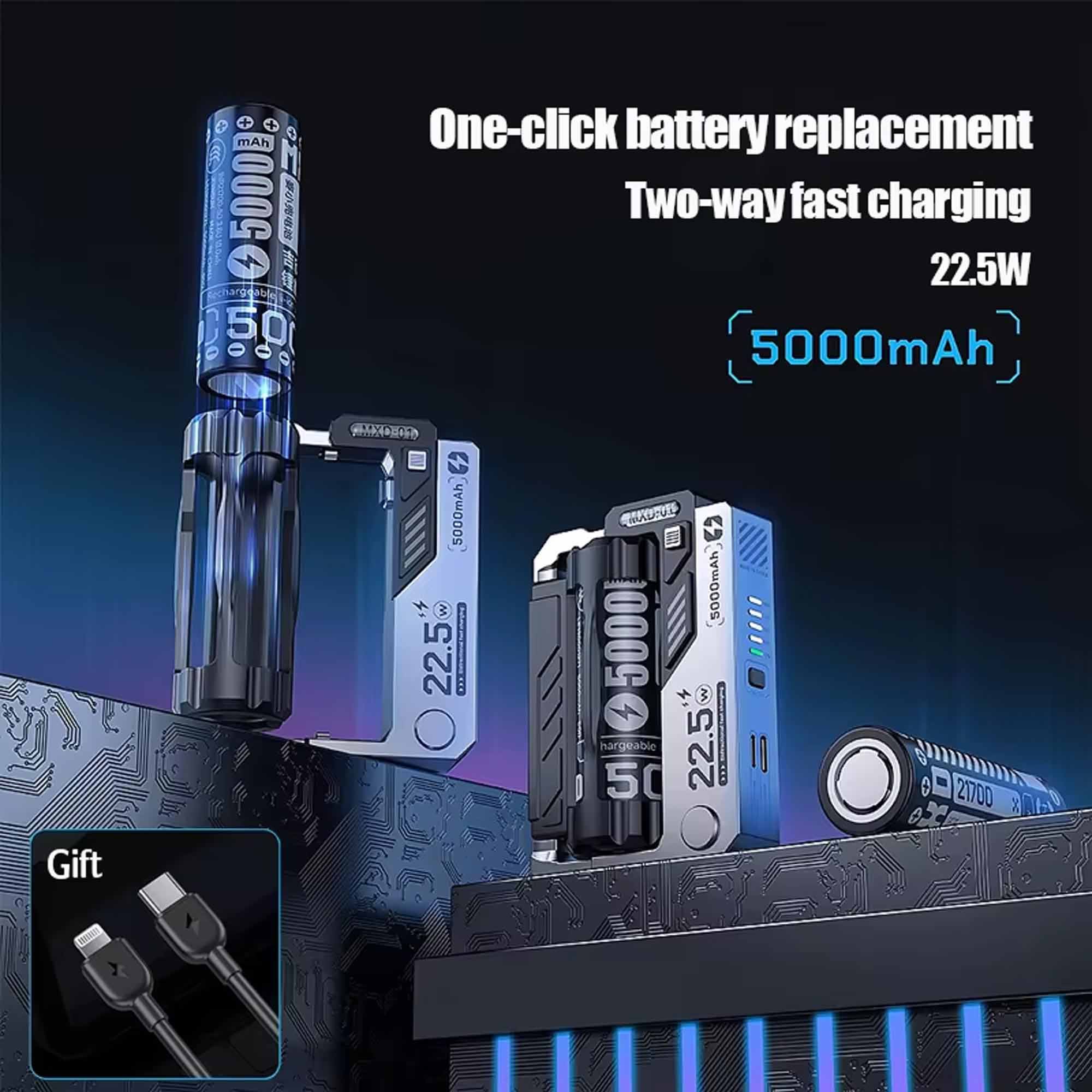 Battery Replaceable Power Bank