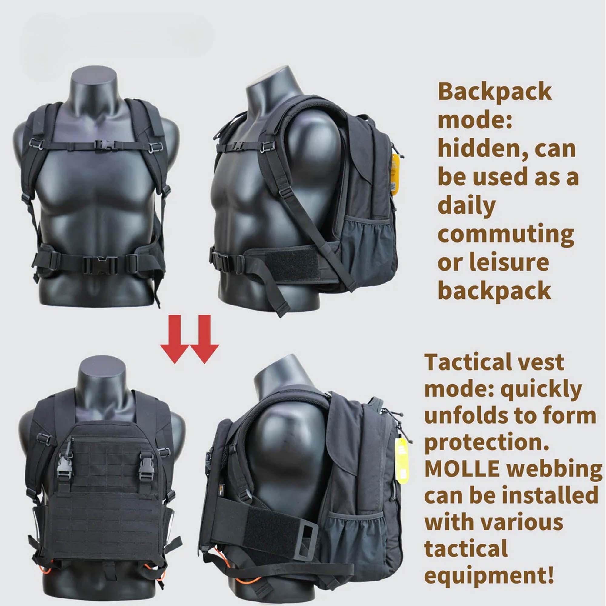 Bullet Proof Backpack Cordura Features