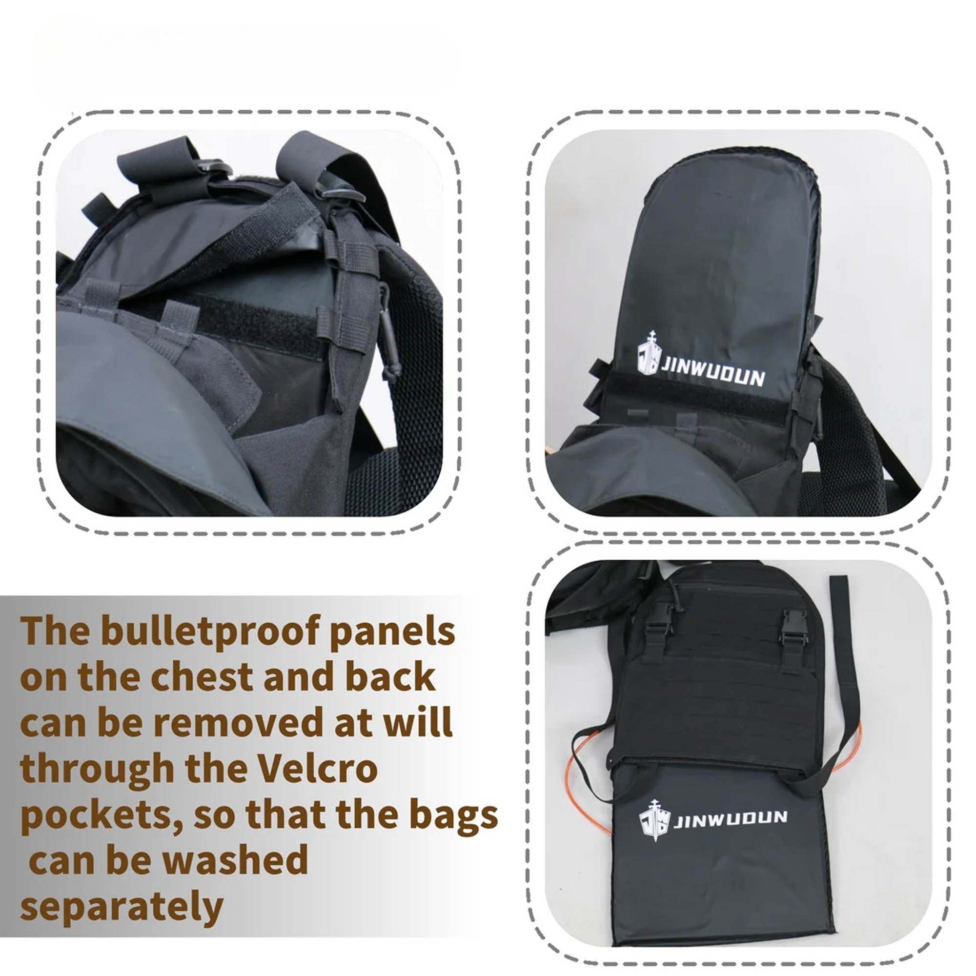 Bullet Proof Backpack Cordura Details