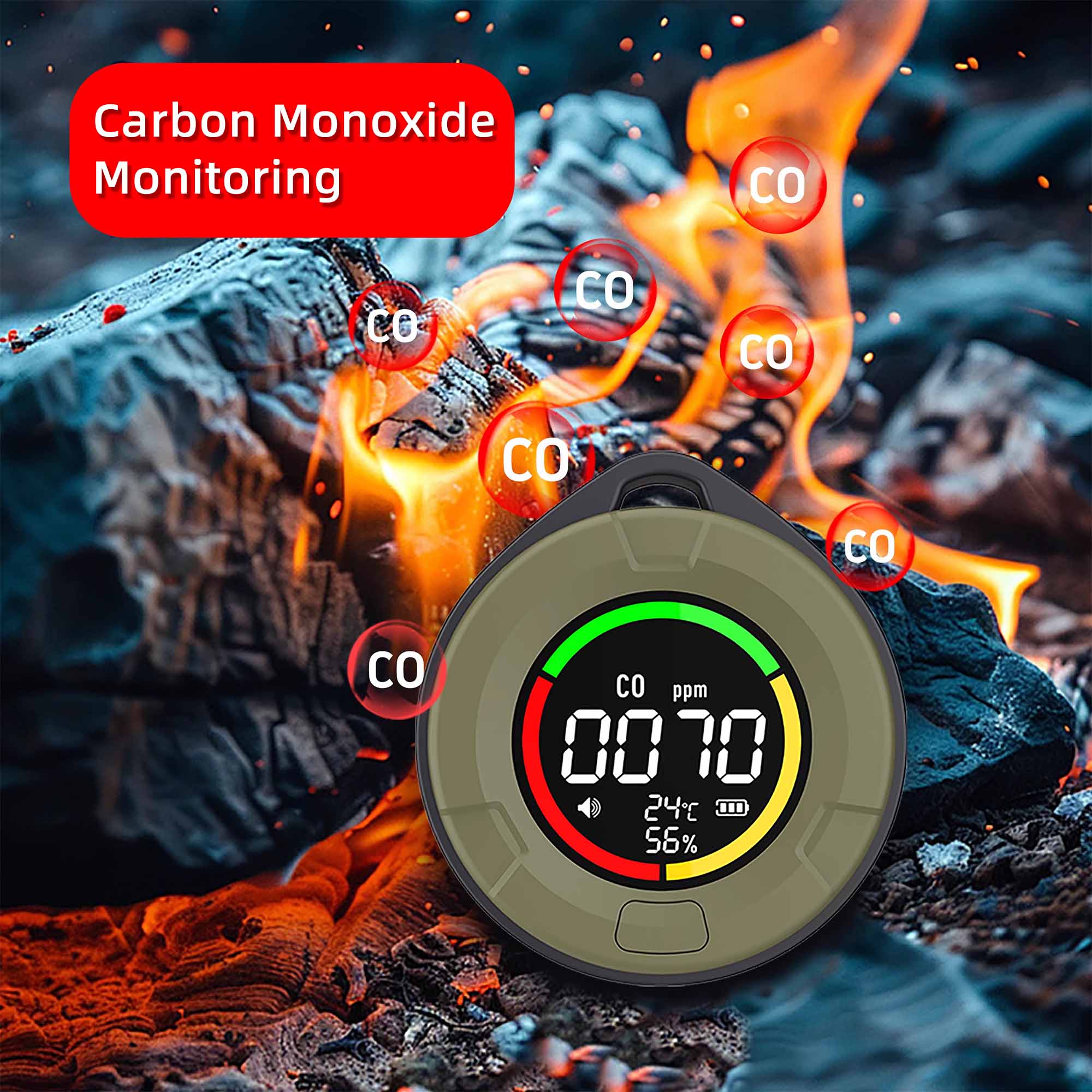 CO & CO₂ Gas Detector