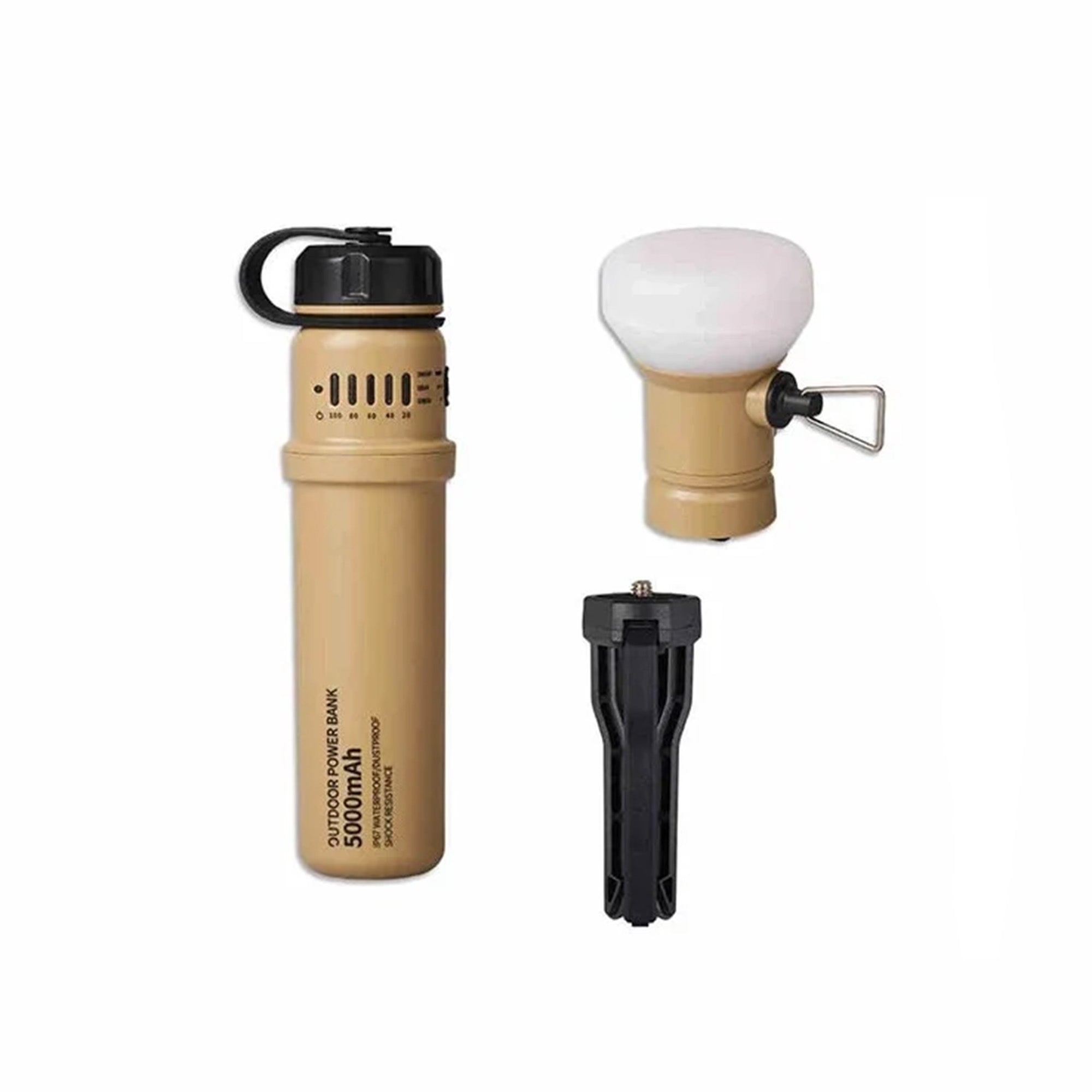 Capsule Portable Power Bank Camping Light