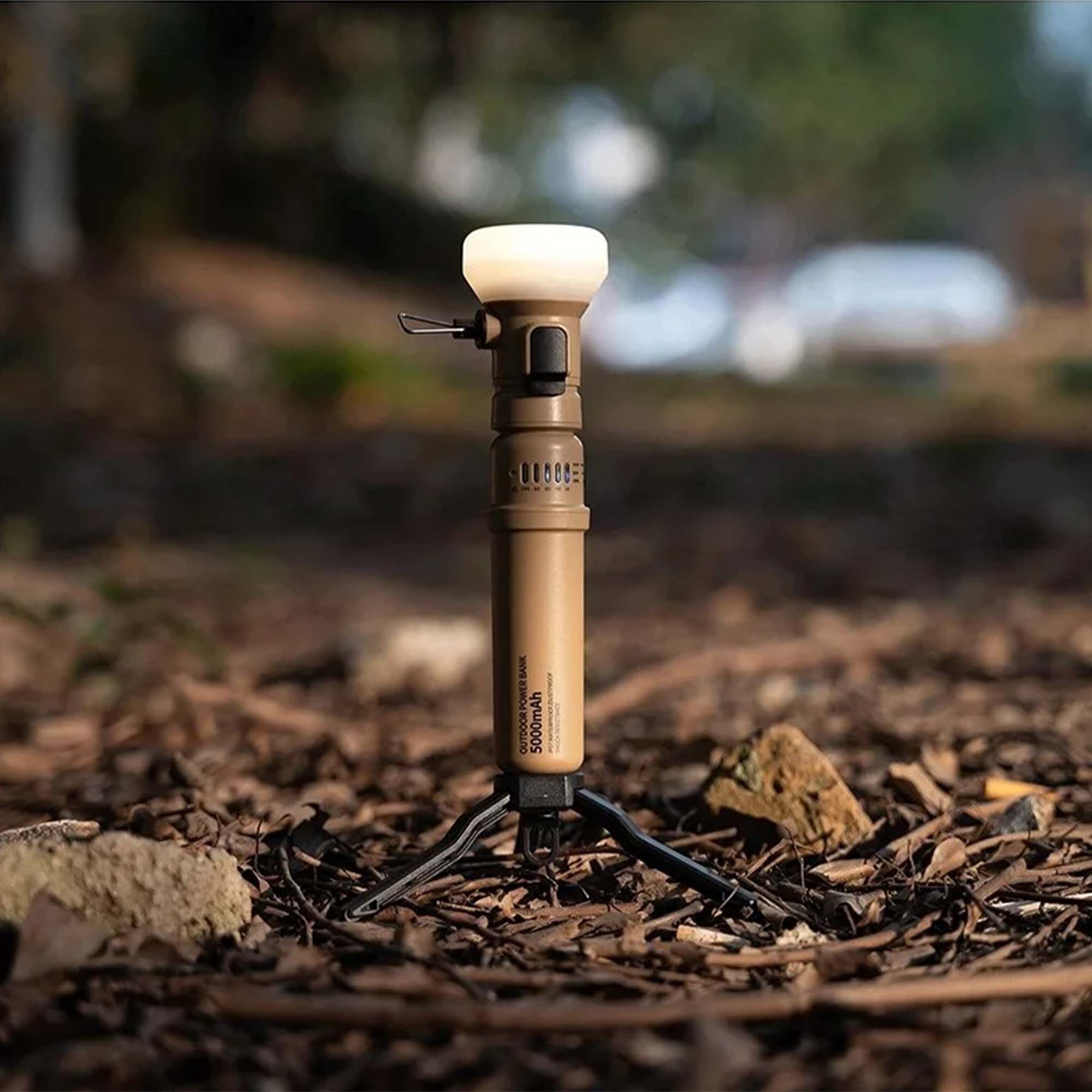 Capsule Portable Power Bank Camping Flashlight