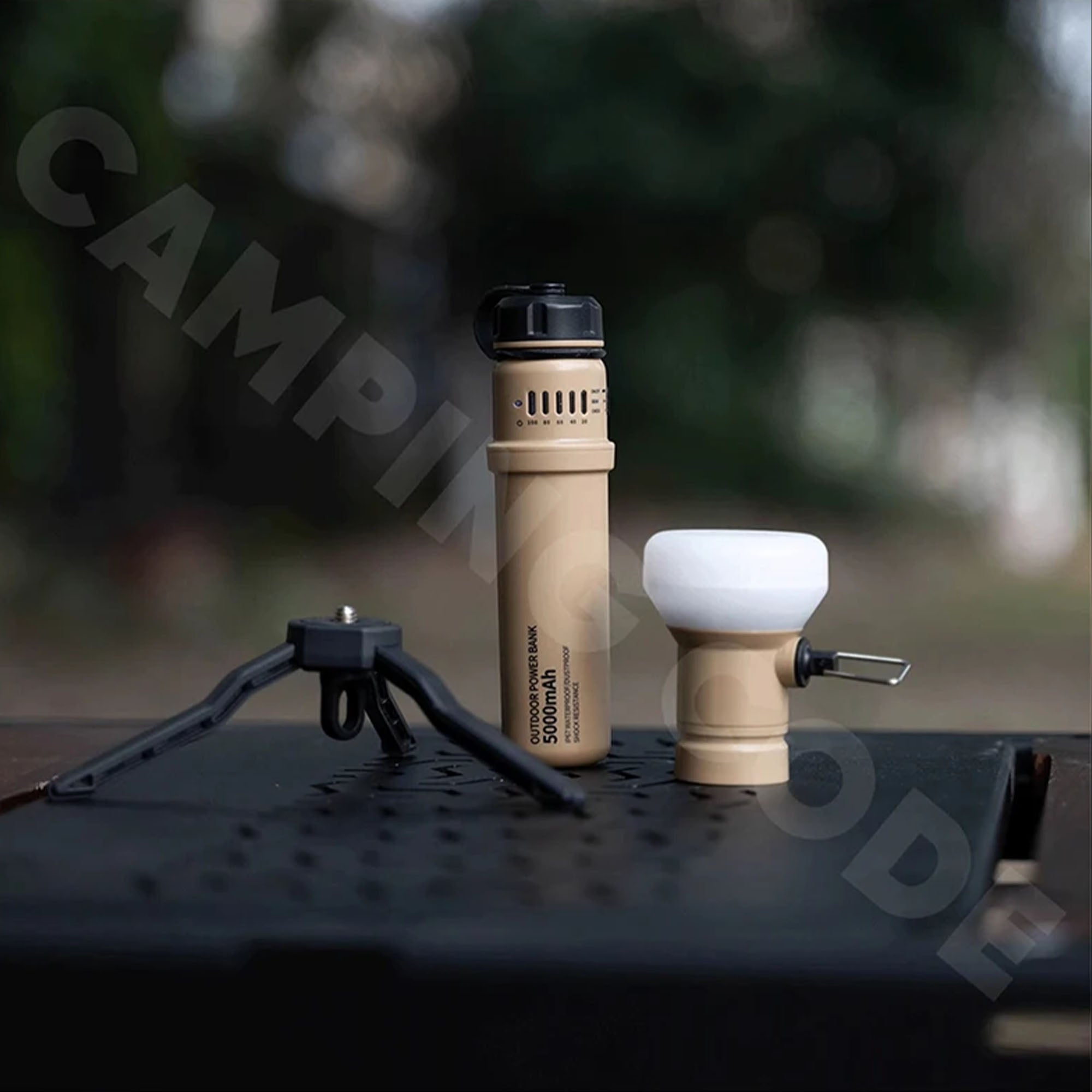 Capsule Portable Power Bank Camping Flashlight