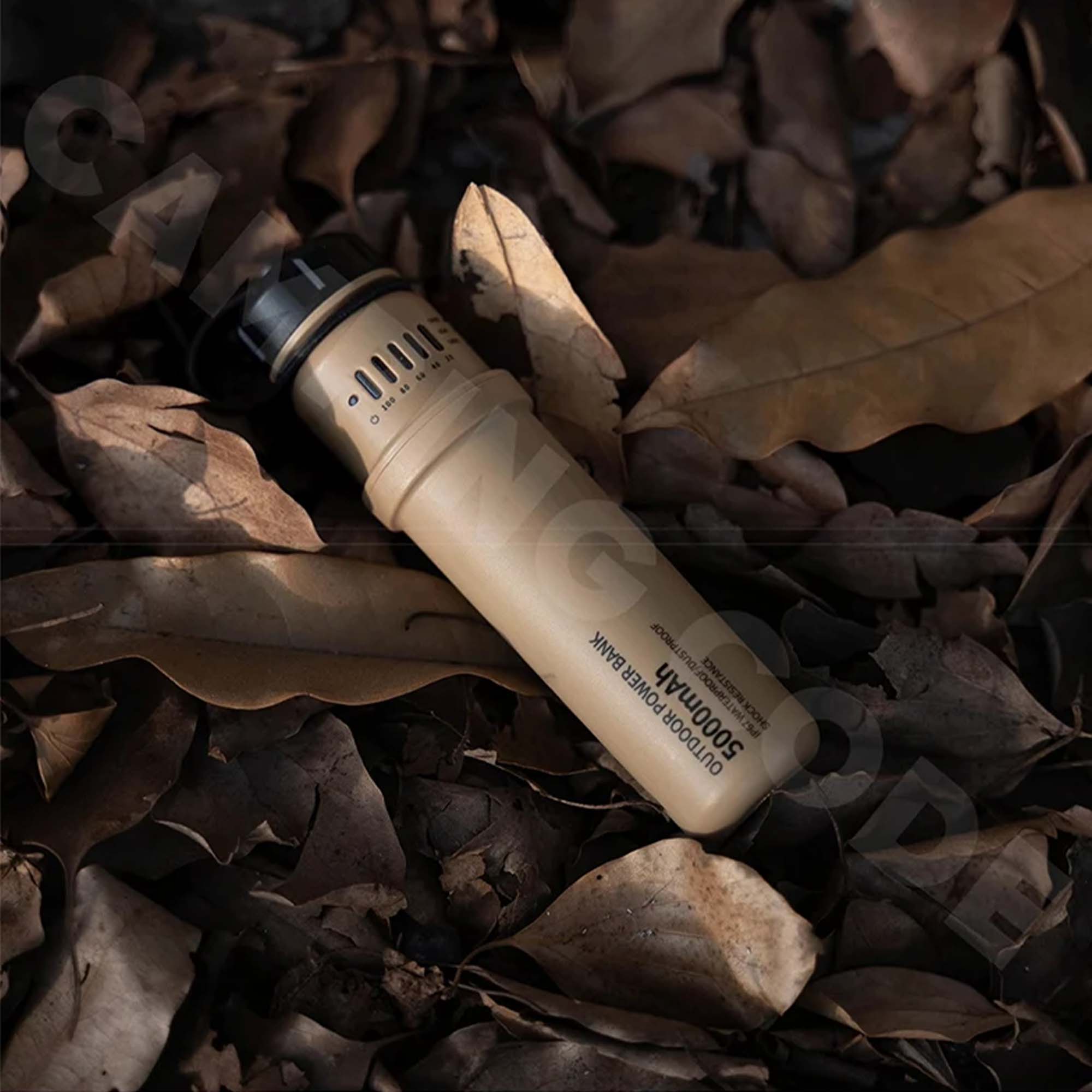 Capsule Portable Power Bank Camping Flashlight