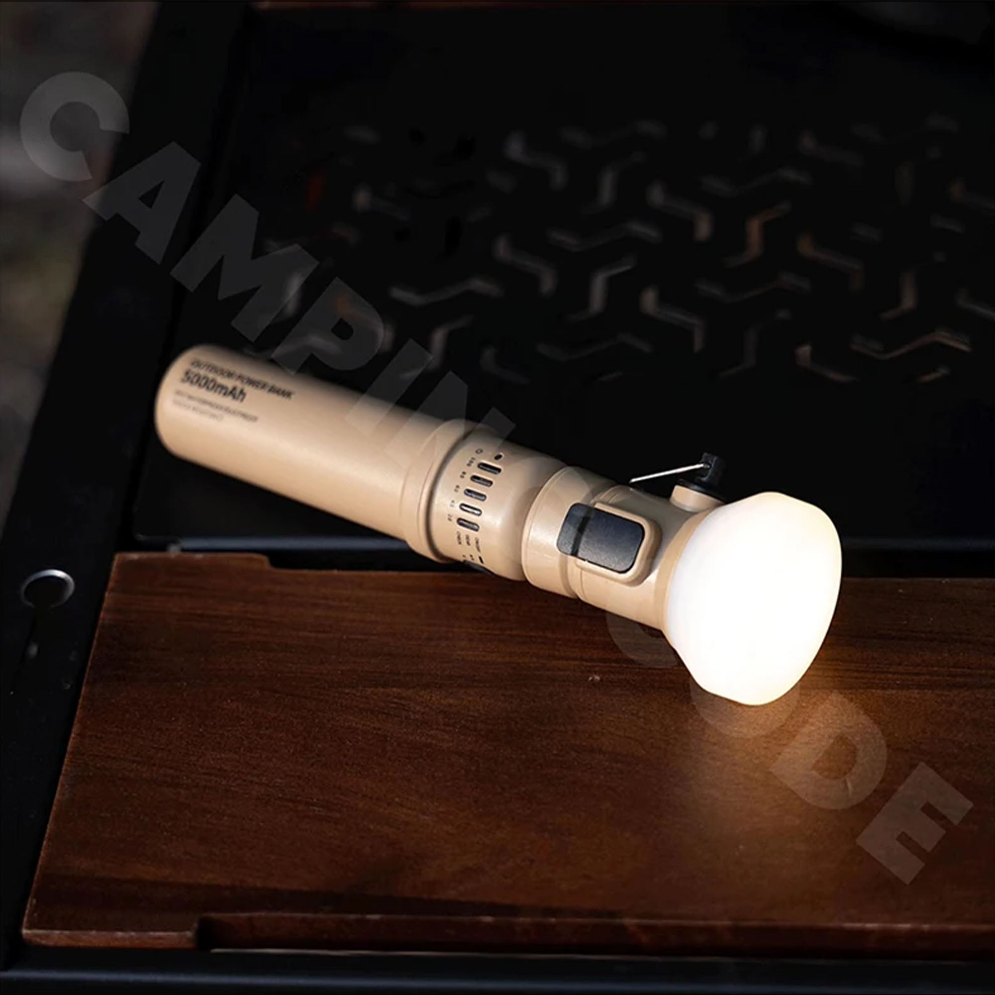 Capsule Portable Power Bank Camping Flashlight