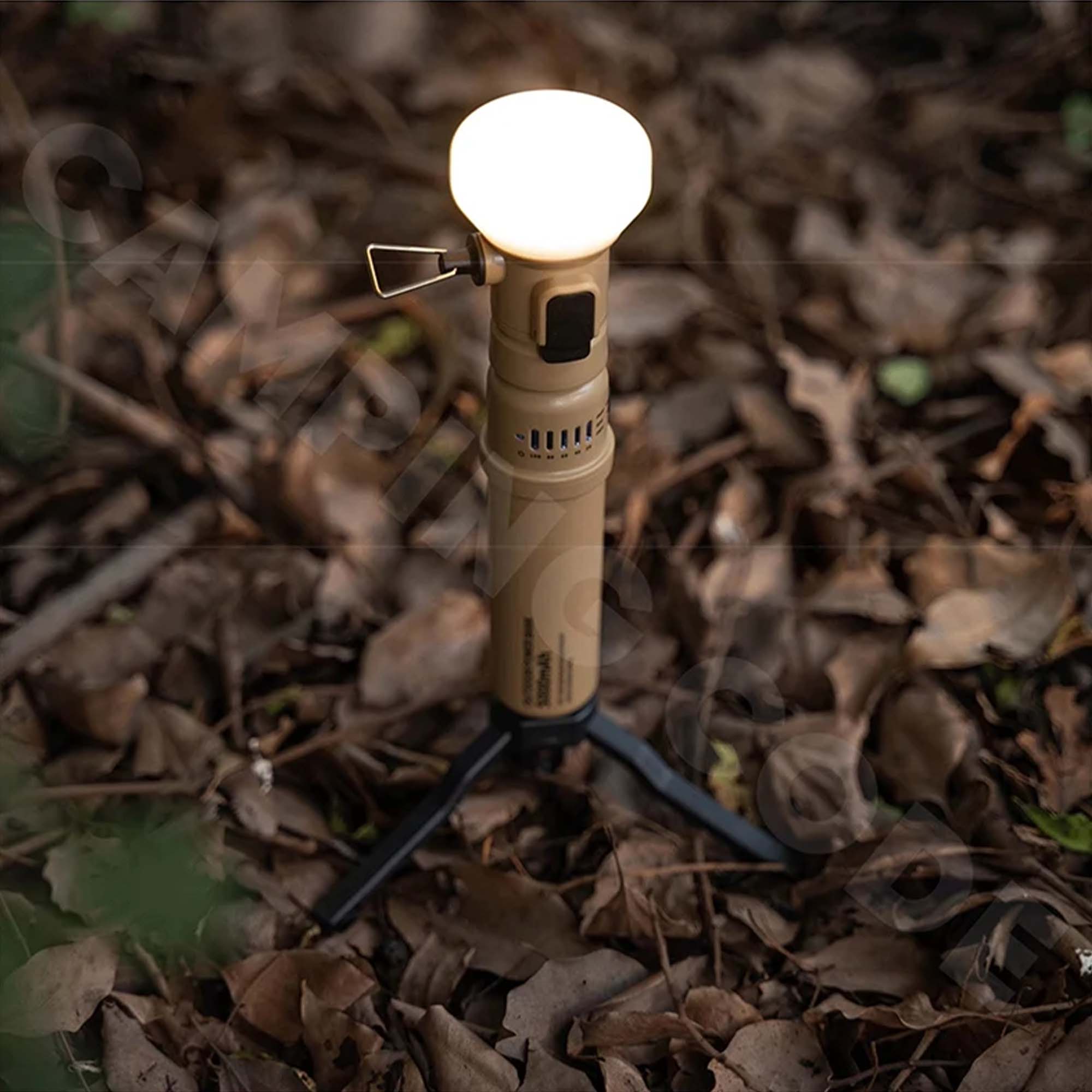Capsule Portable Power Bank Camping Flashlight