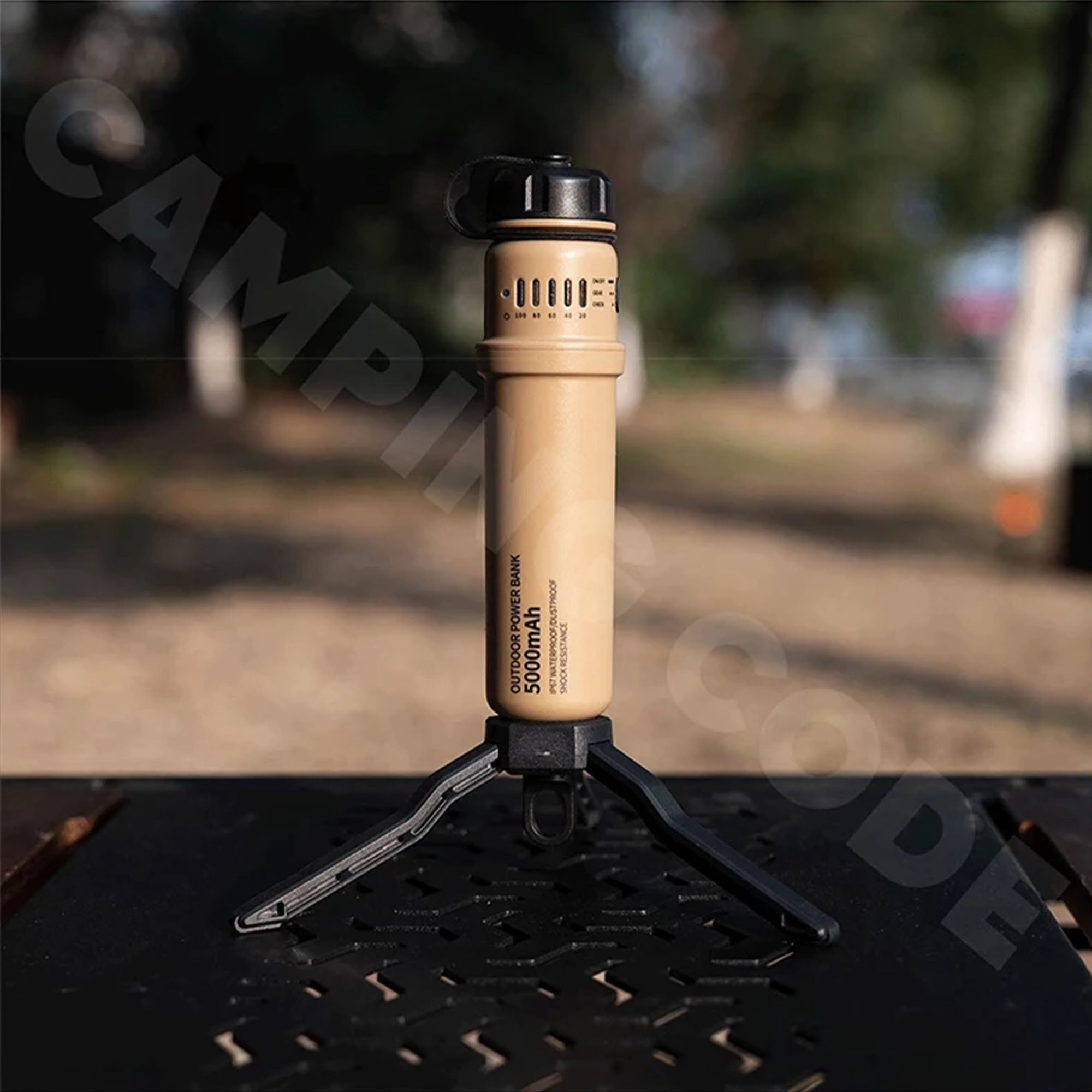 Capsule Portable Power Bank Camping Flashlight