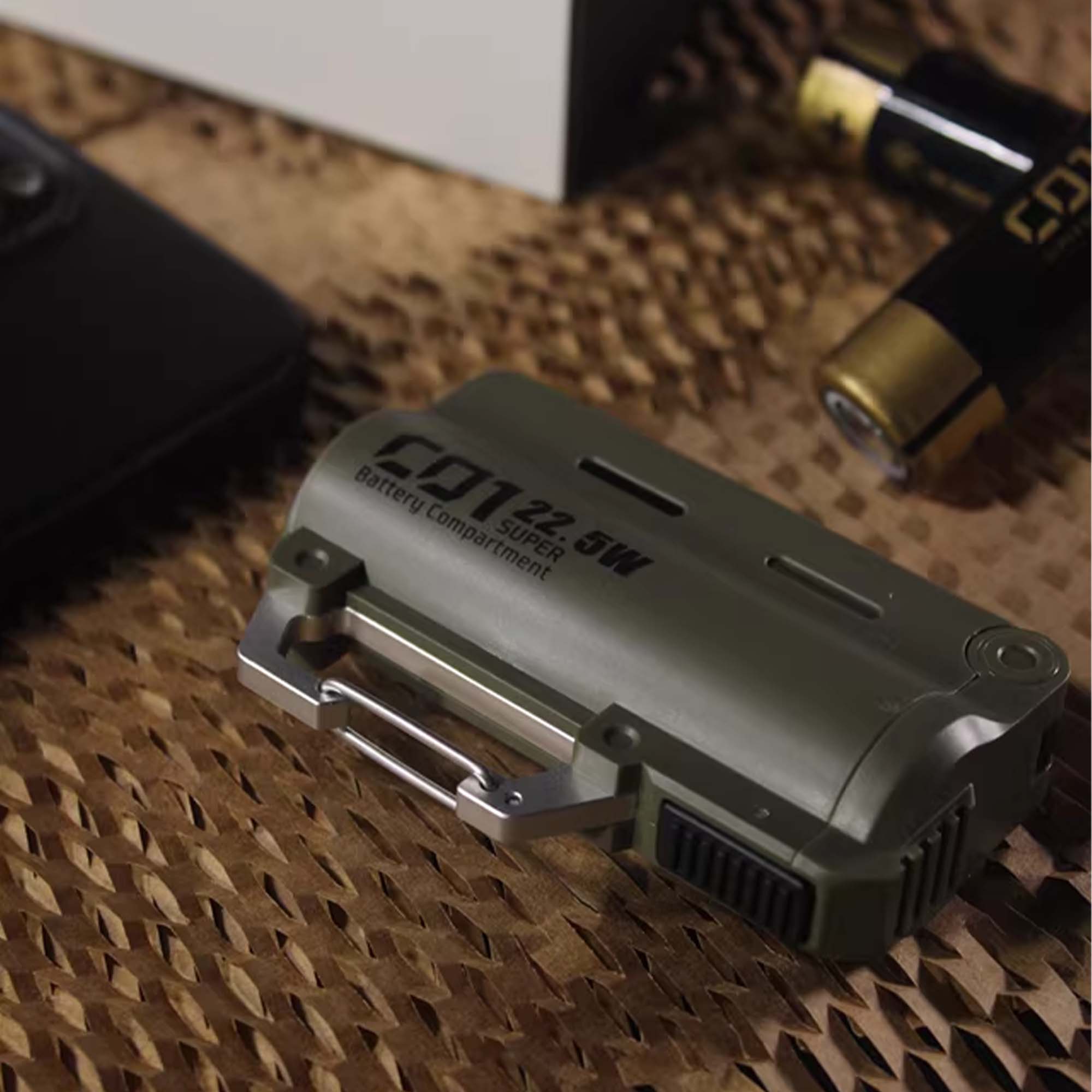 Fast Charging Tactical Carabiner Clip Power Bank