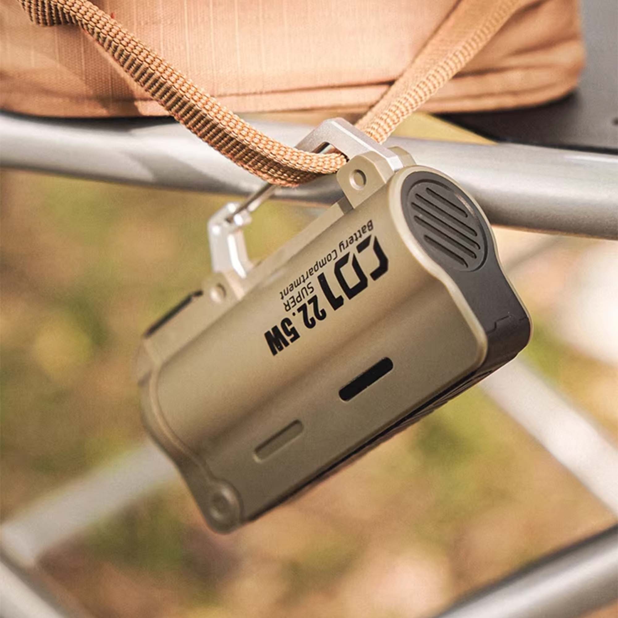 Fast Charging Tactical Carabiner Clip Power Bank