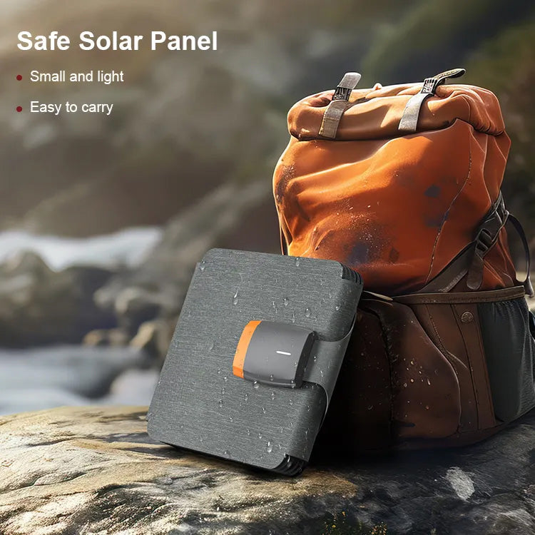 Foldable USB Portable Solar Panel Power Bank