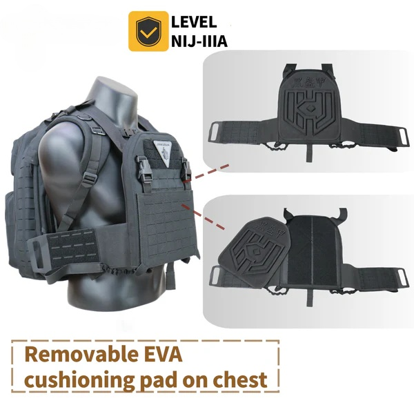 Bulletproof Backpack Nylon Material - NIJ IIIA