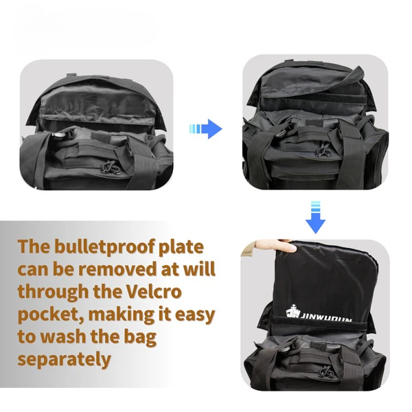 Bulletproof Backpack Nylon Material - NIJ IIIA
