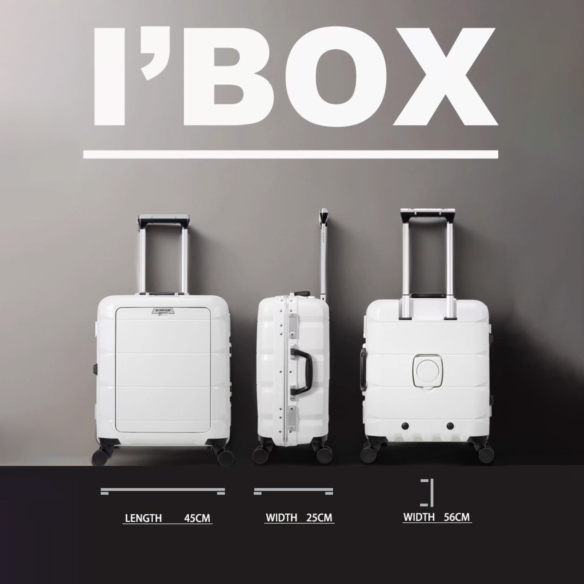 Large-Capacity Fingerprint Luggage