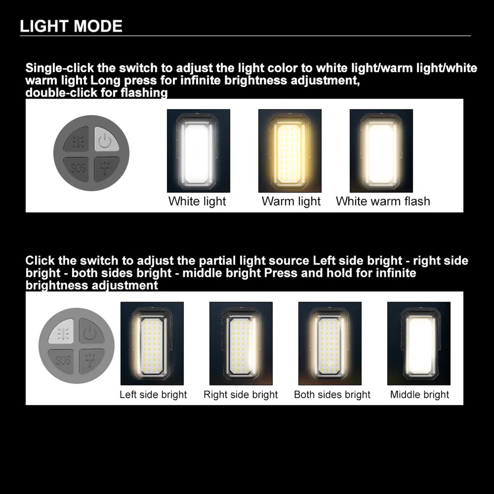 Long-Lasting Solar Outdoor Camping Flashlight