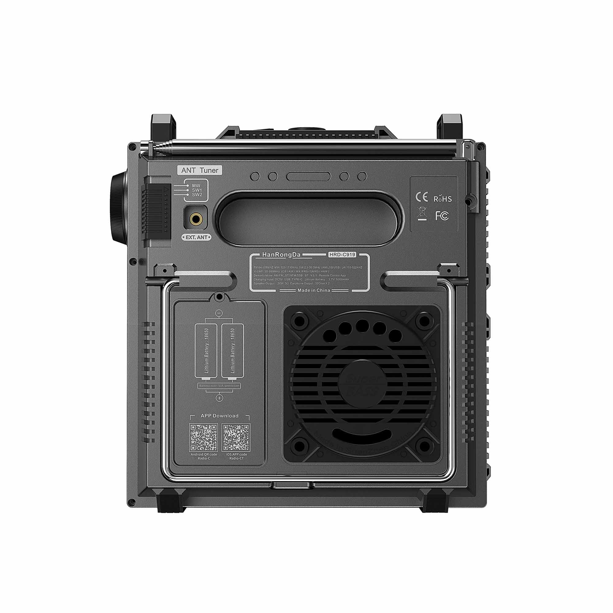 Medium And Short Wave Emergency Radio