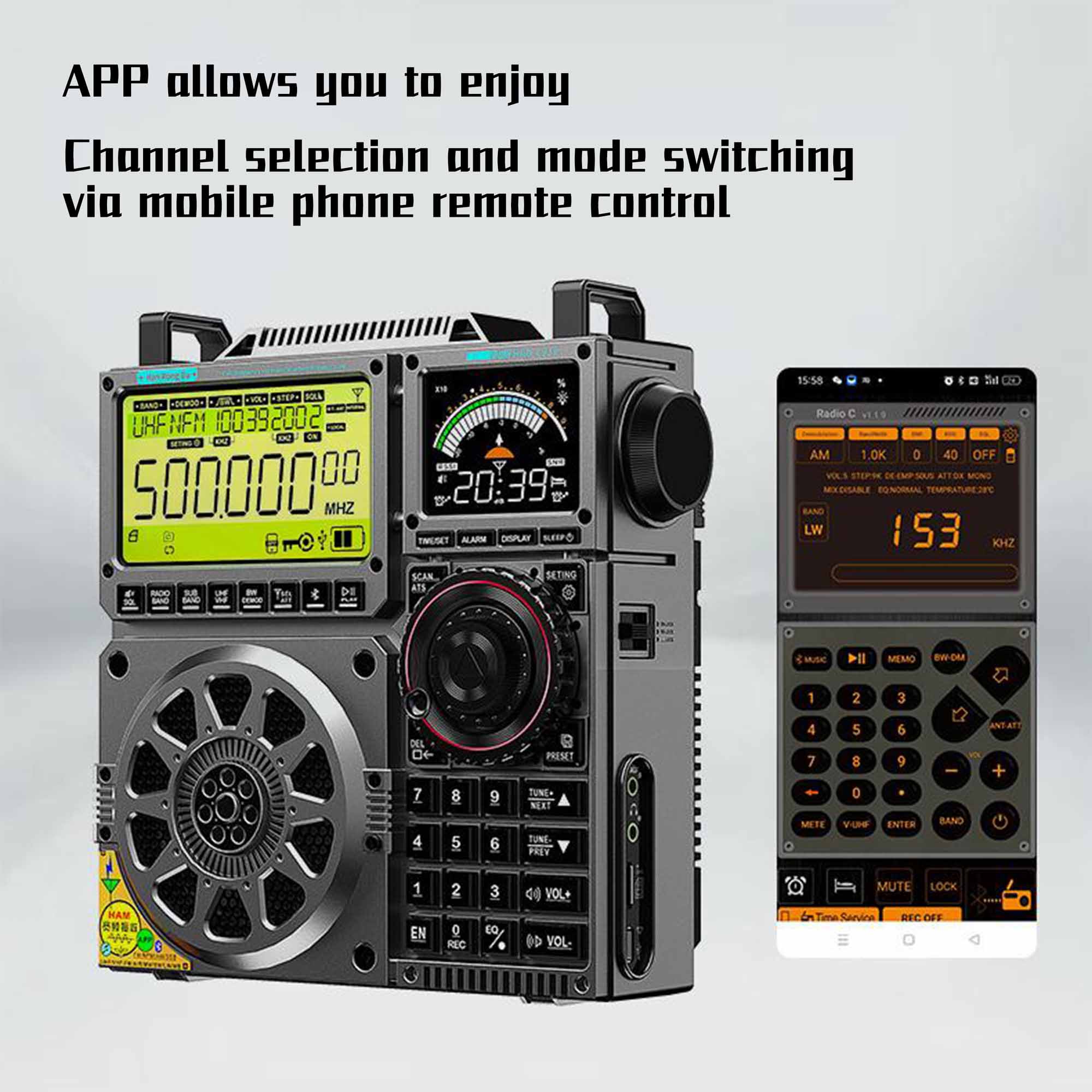 Medium And Short Wave Emergency Radio