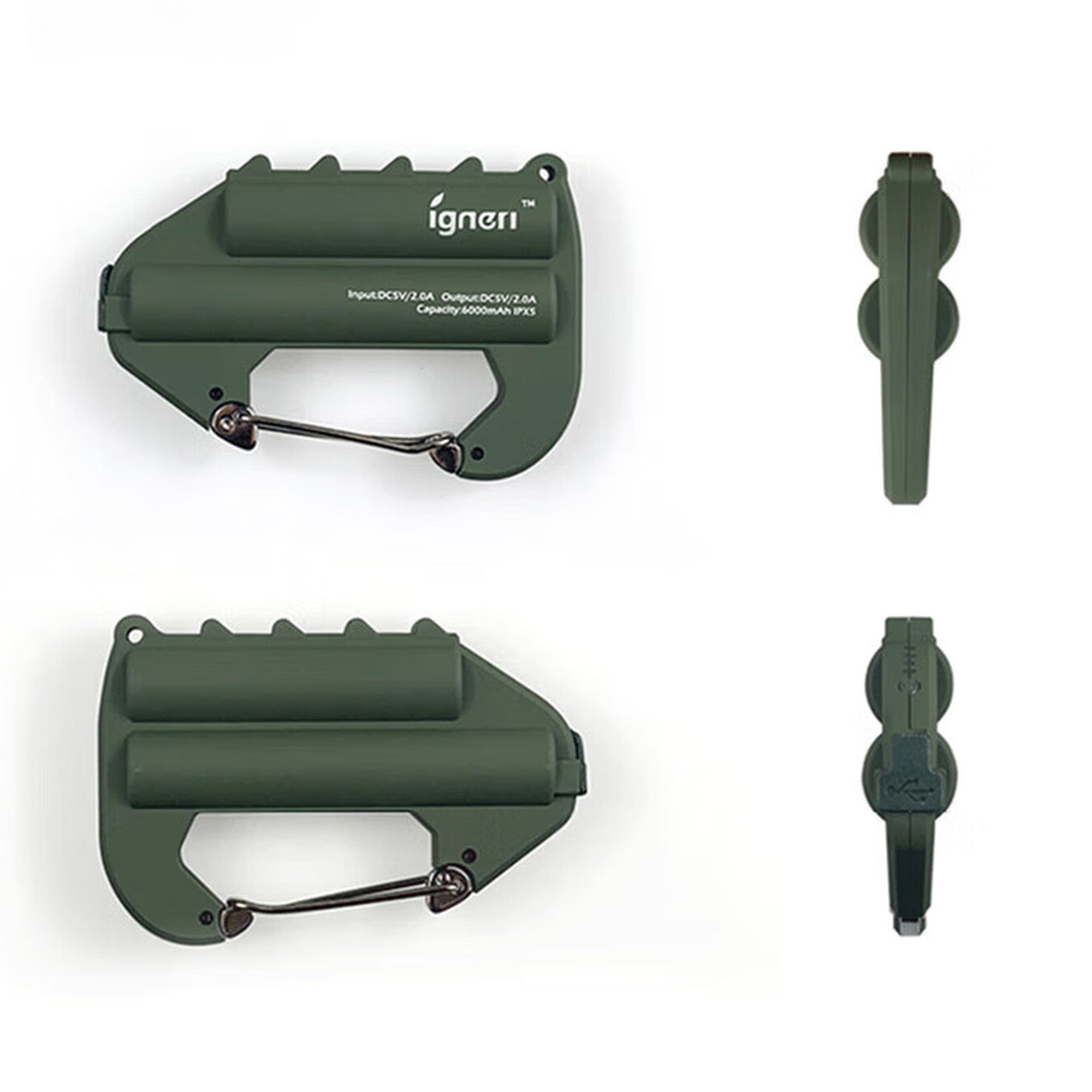 Outdoor Shockproof Waterproof Power Bank