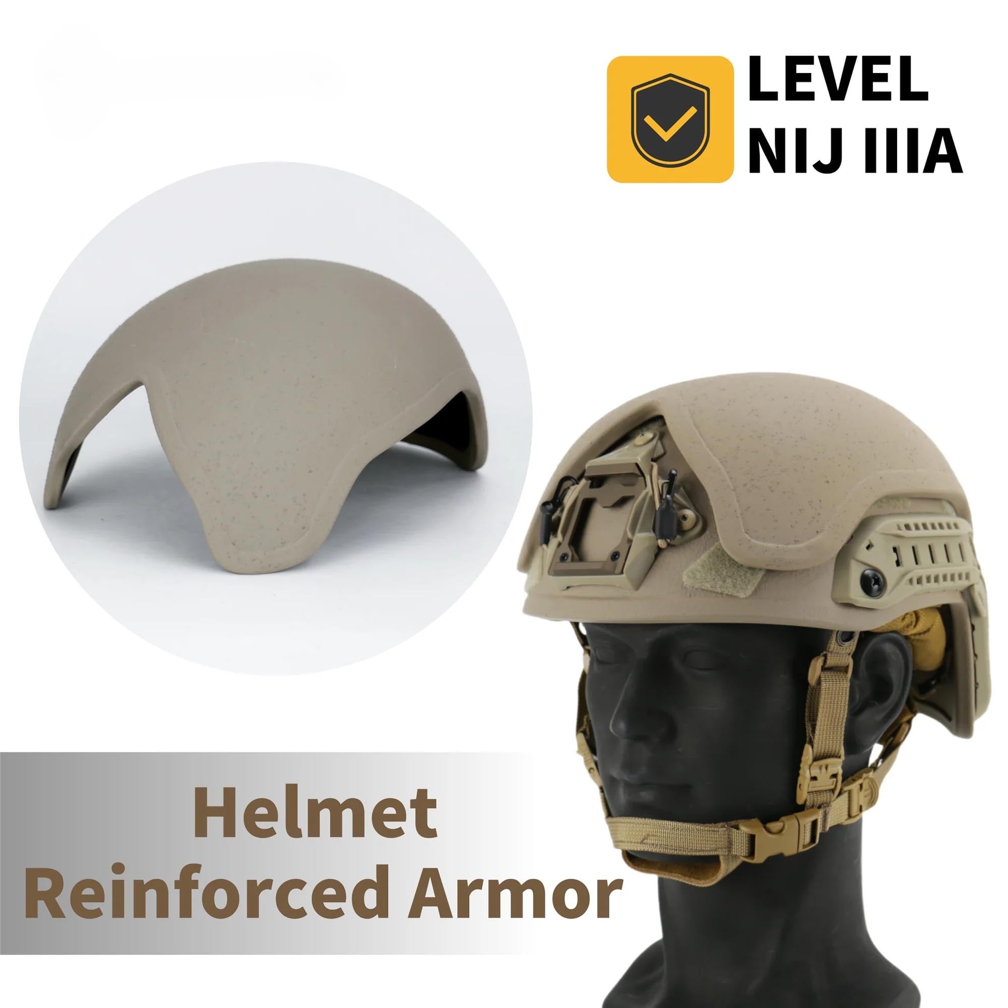 Detachable Tactical Helmet Components