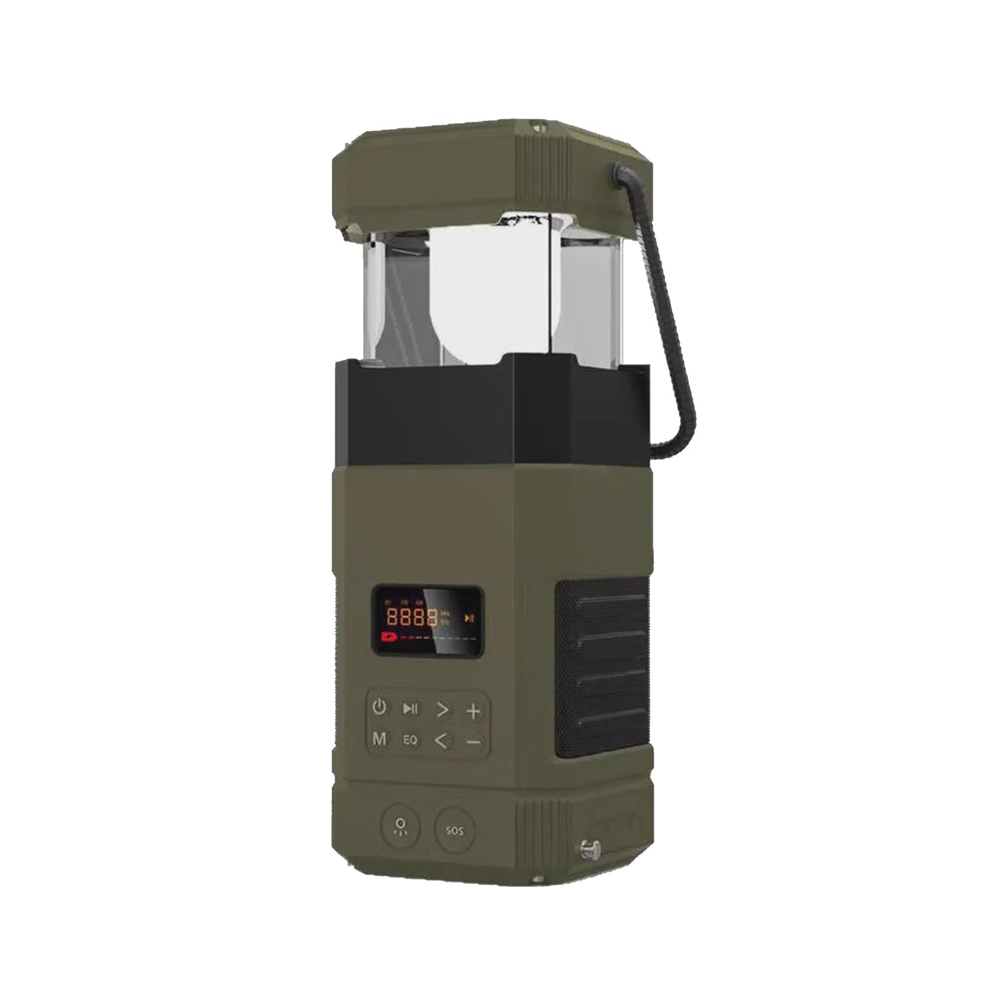 Solar Hand-Crank Emergency Radio Flashlight Power Bank