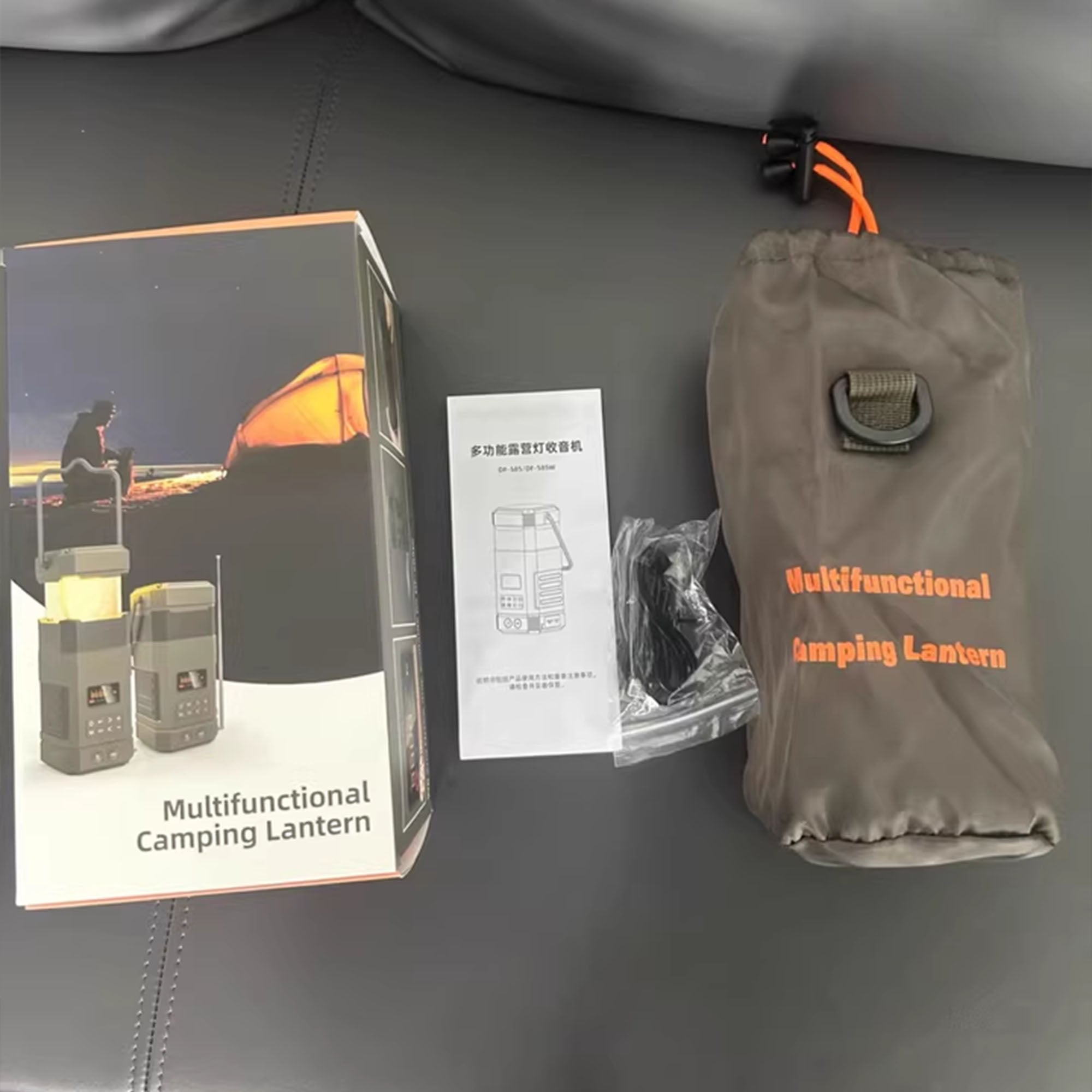 Solar Hand-Crank Emergency Radio Flashlight Power Bank