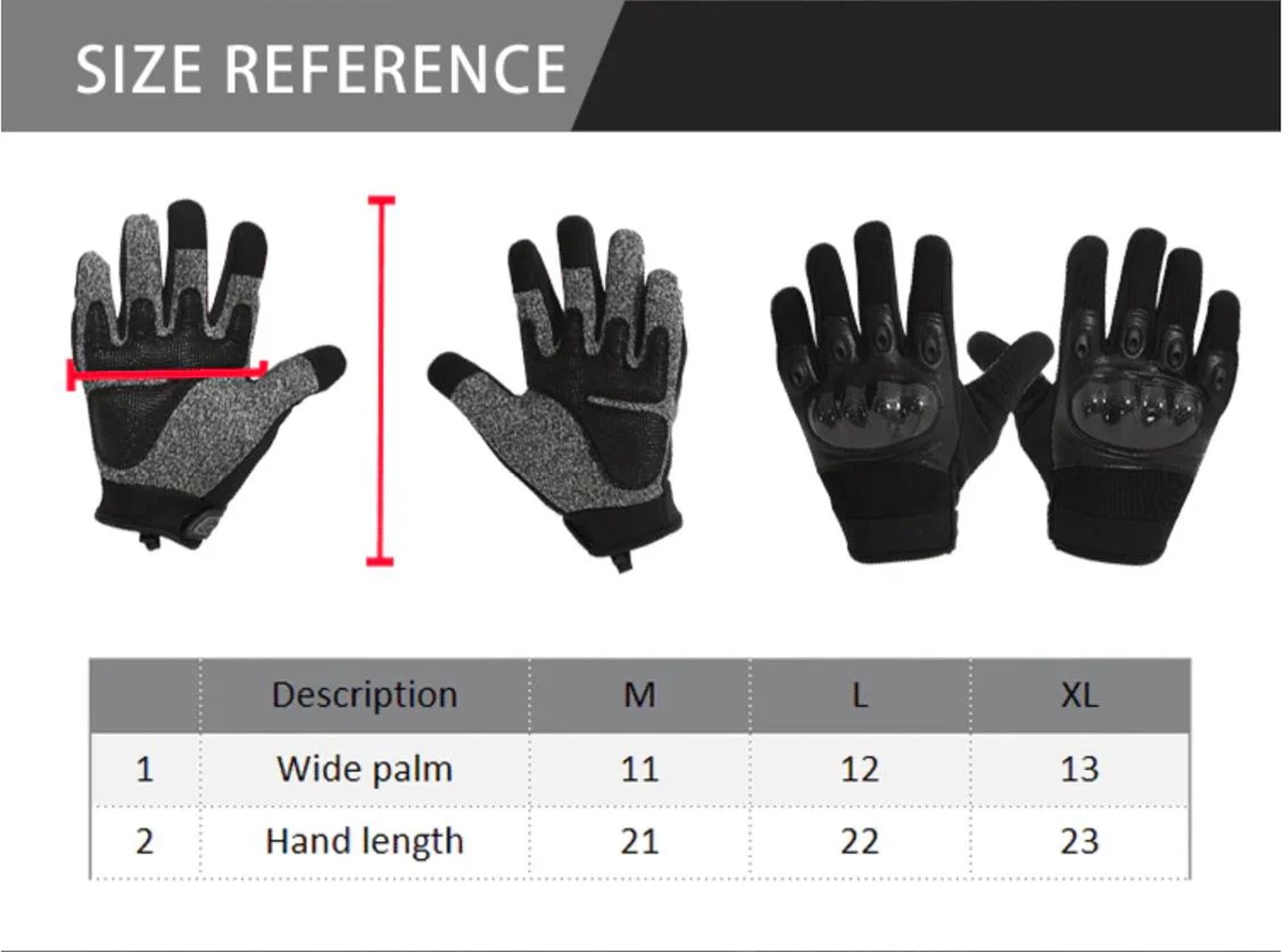 Touch Screen Tactical Level 5 Slash Proof Gloves