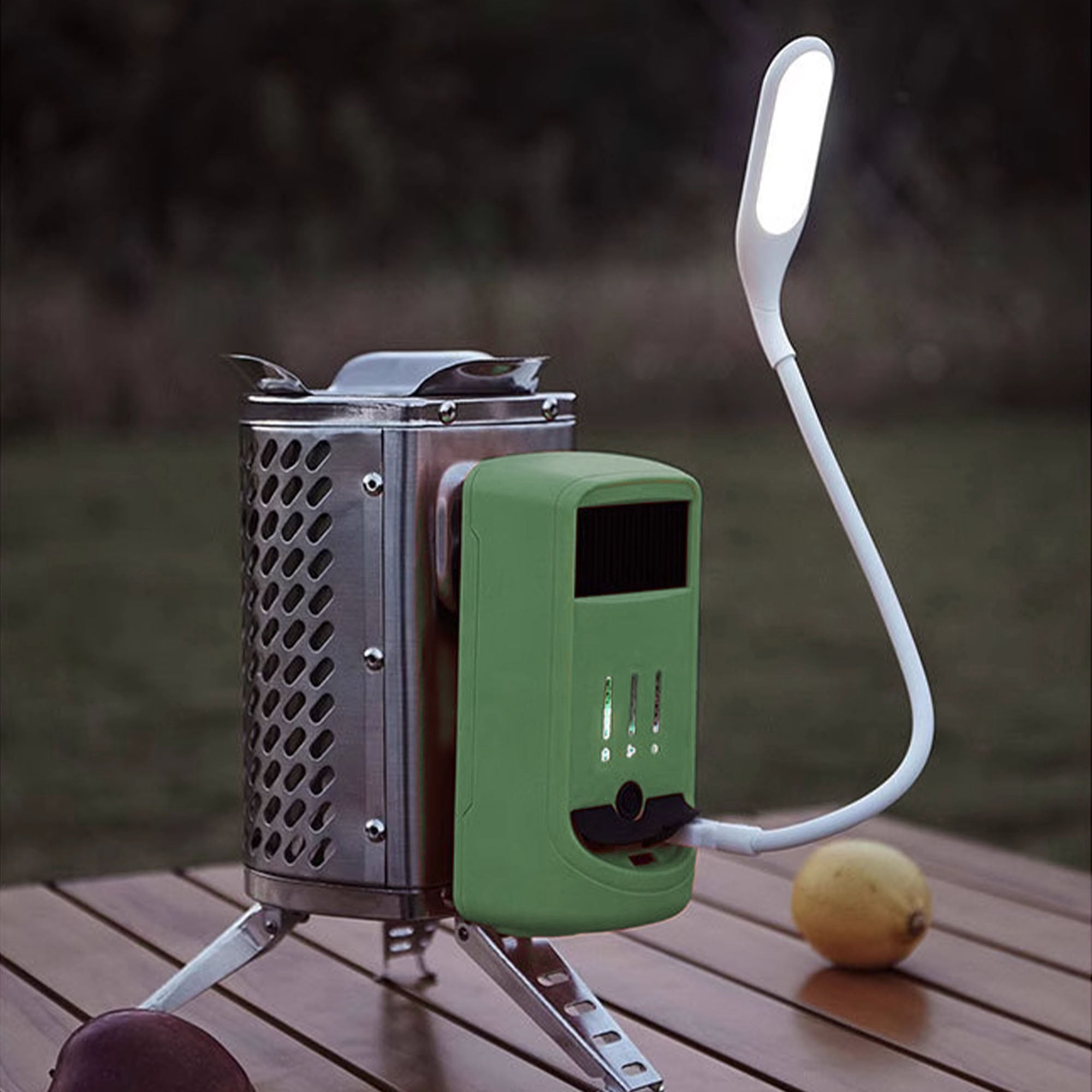 USB Rechargeable Firewood Outdoor Stove Heater