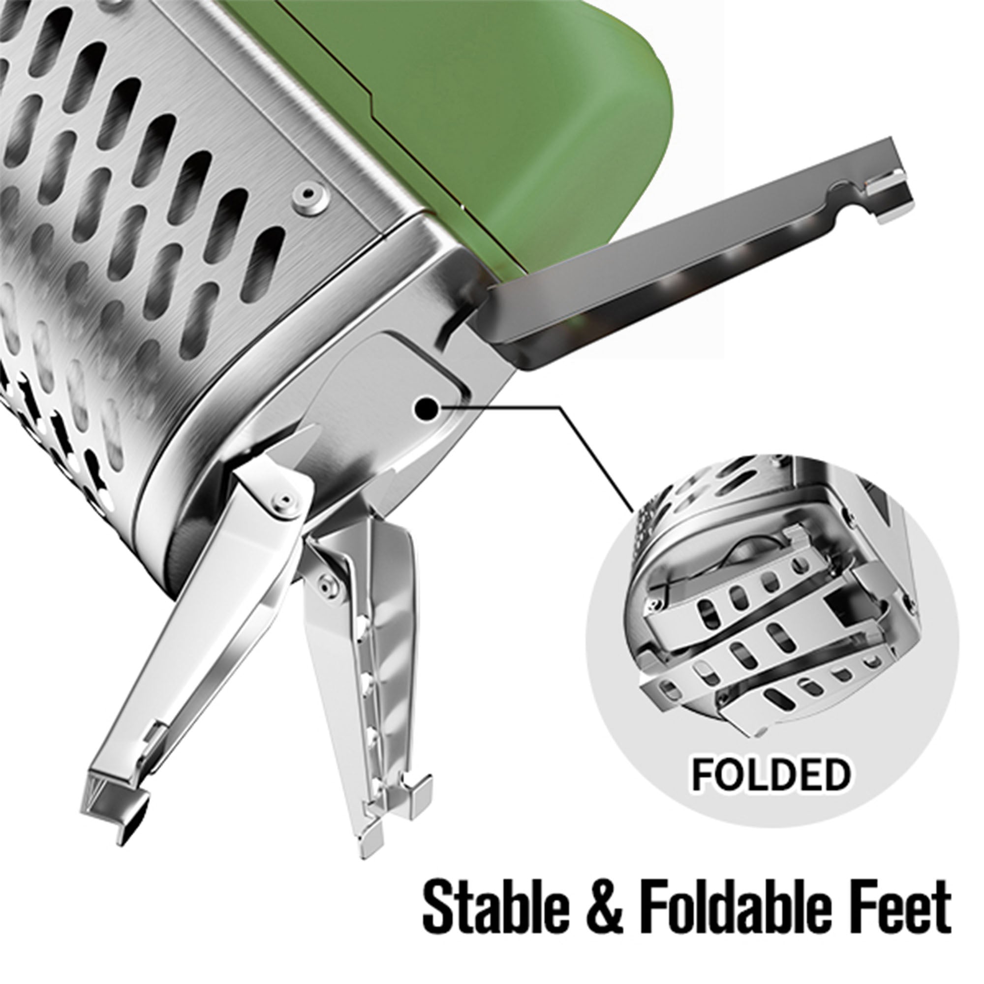 USB Rechargeable Firewood Outdoor Stove Heater