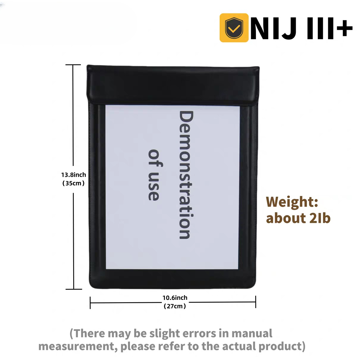 Bulletproof Folder - NIJ III