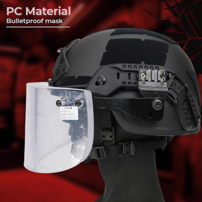 Tactical Bulletproof Helmet Set - NIJ IIIA