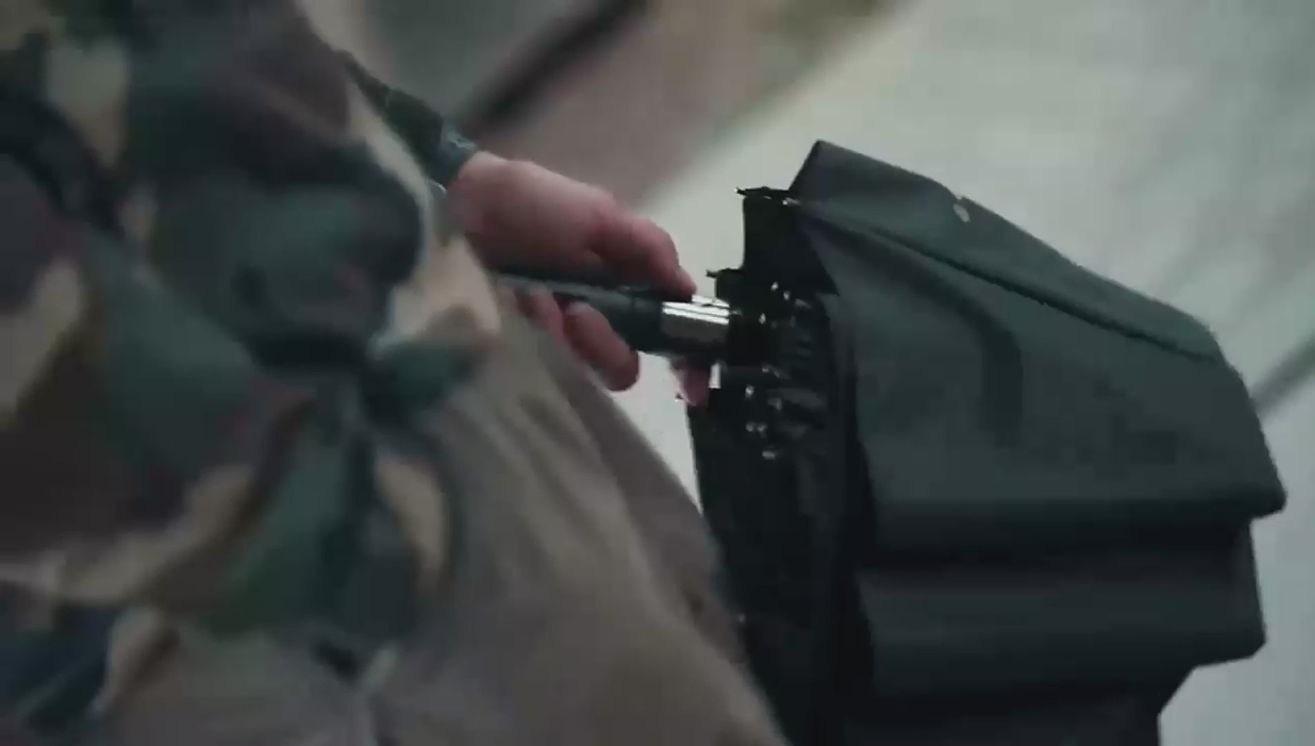 Tactical Stab Proof Baton Protection Umbrella - Folding Umbrella