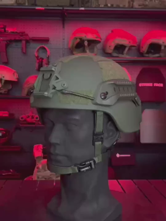 Tactical Bulletproof Helmet Set - NIJ IIIA