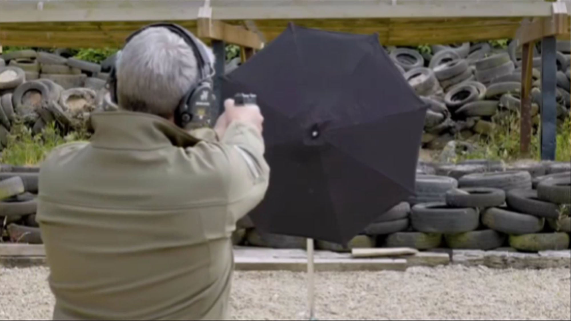 Can an Umbrella Be Bullet-Proof?