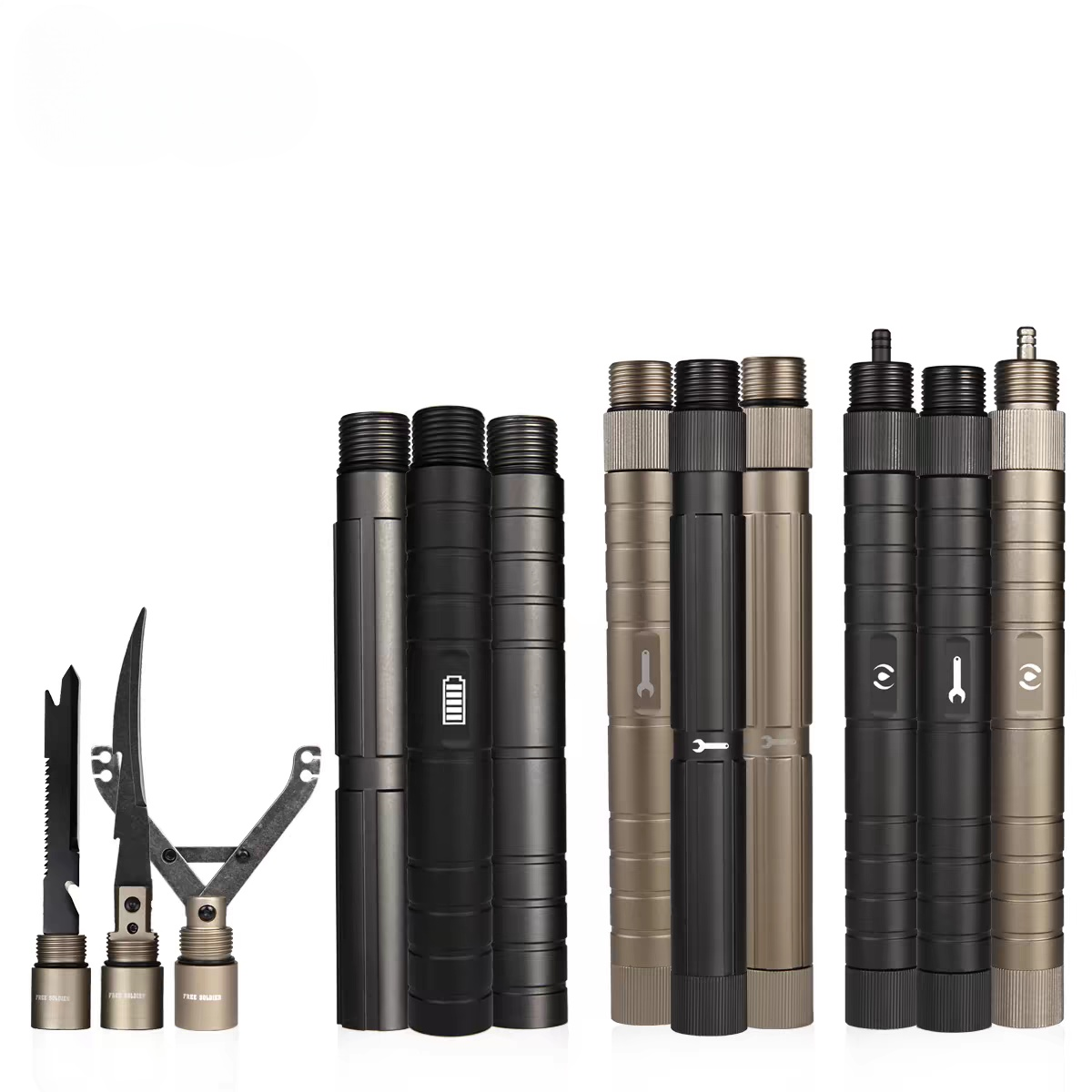Multifunctional Folding Shovel Diy Combination Accessories