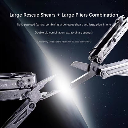 Multifunctional Outdoor Survival Tactical Folding Tool Pliers