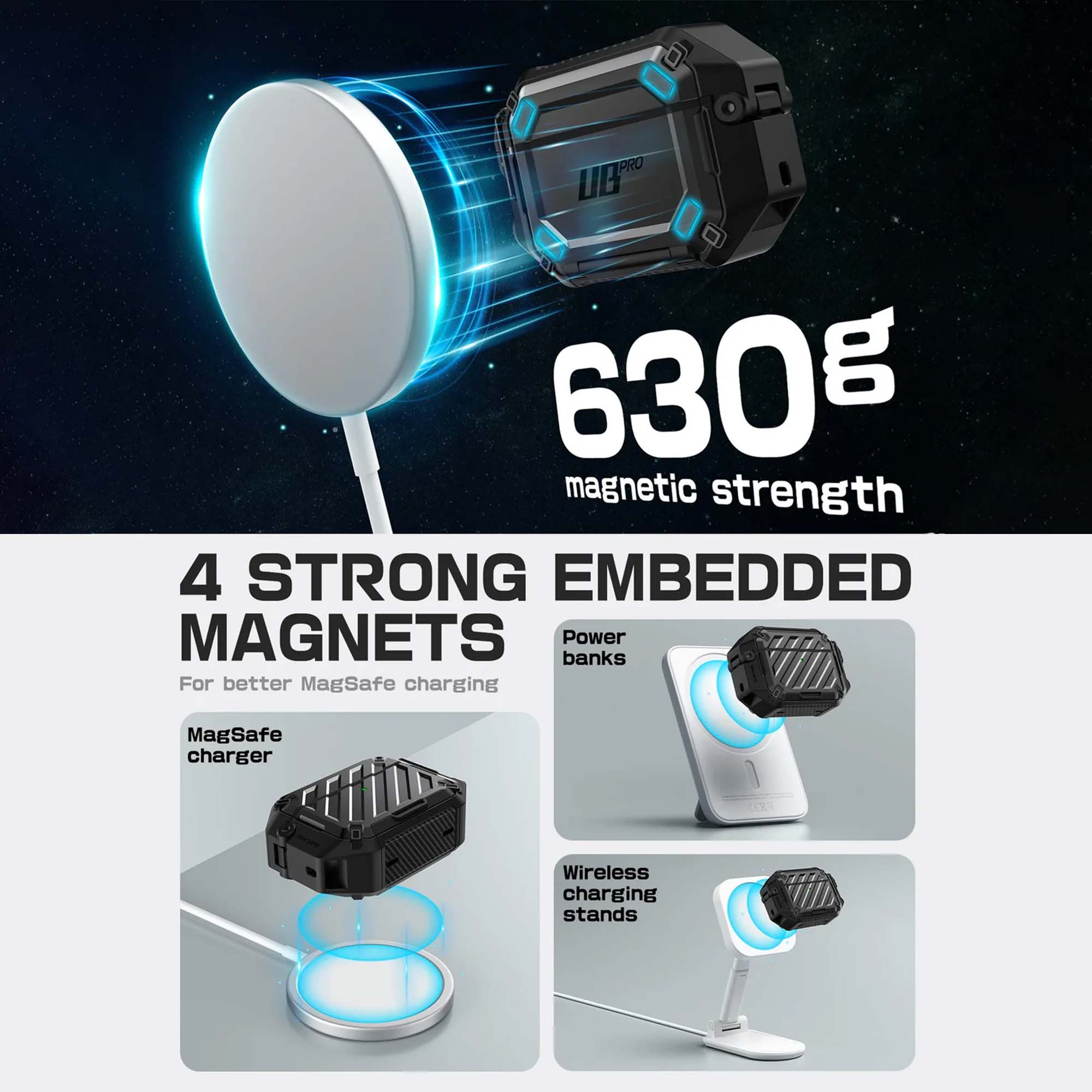 AirPods Pro Security Lock Clip Protective Case