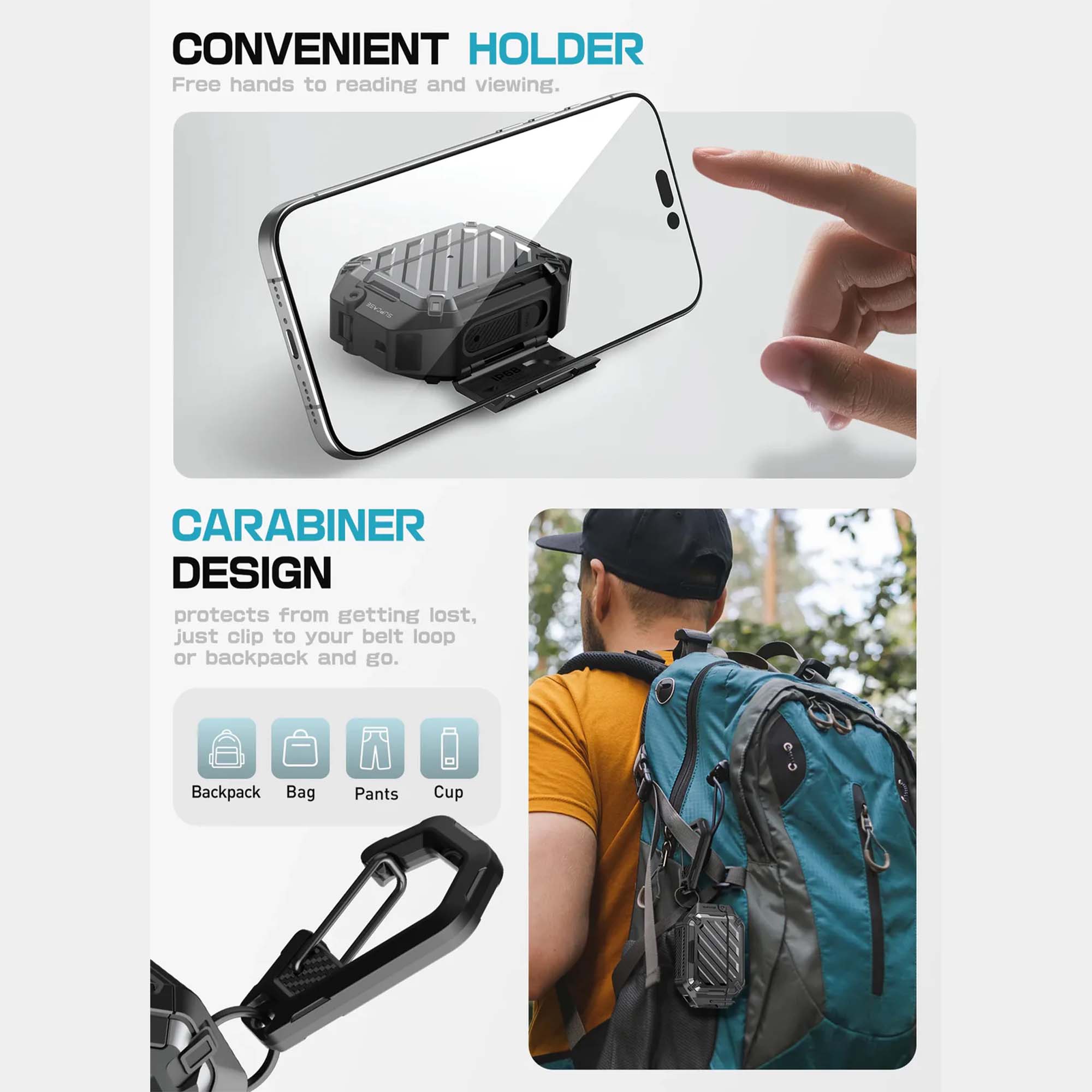 AirPods Pro Security Lock Clip Protective Case