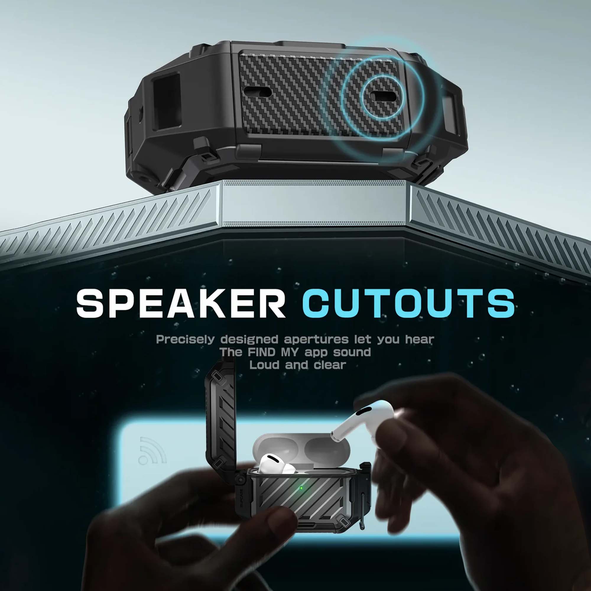 AirPods Pro Security Lock Clip Protective Case