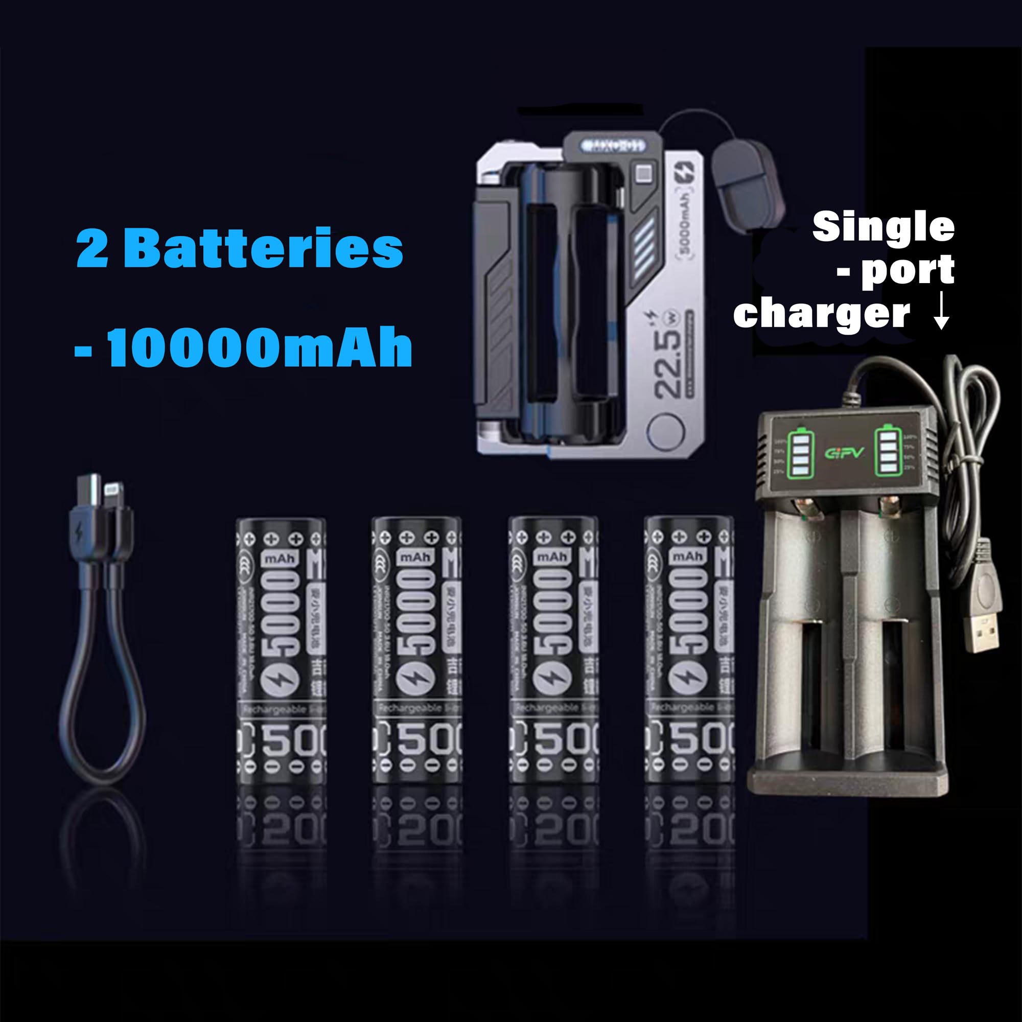Battery Replaceable Power Bank Details
