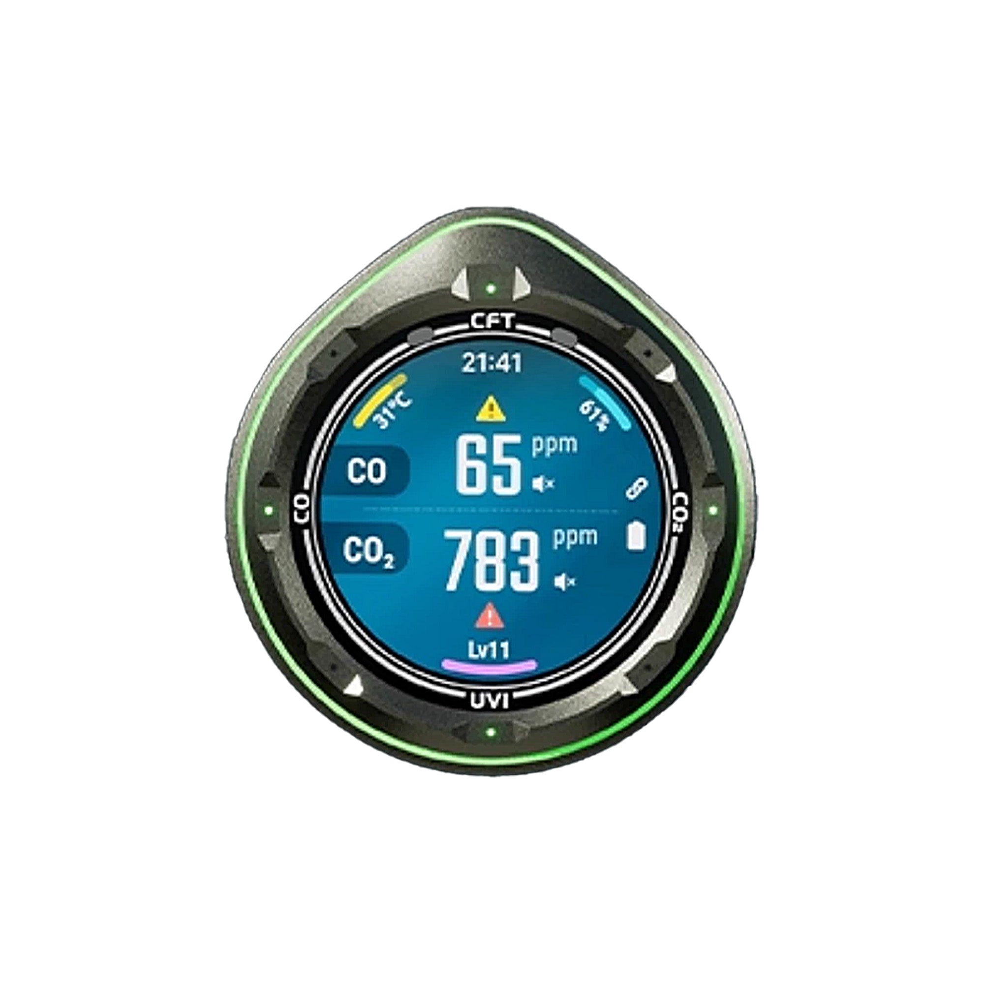 CO & CO₂ Gas Detector – APP Compatible