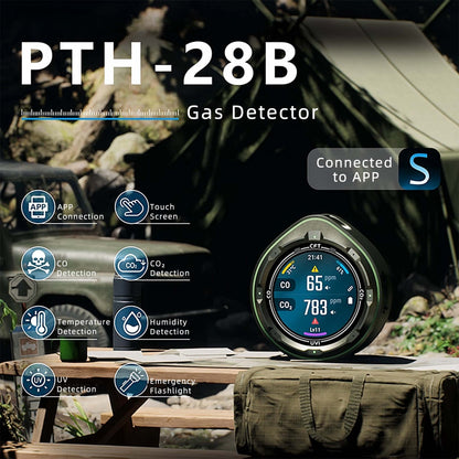 CO & CO₂ Gas Detector – APP Compatible