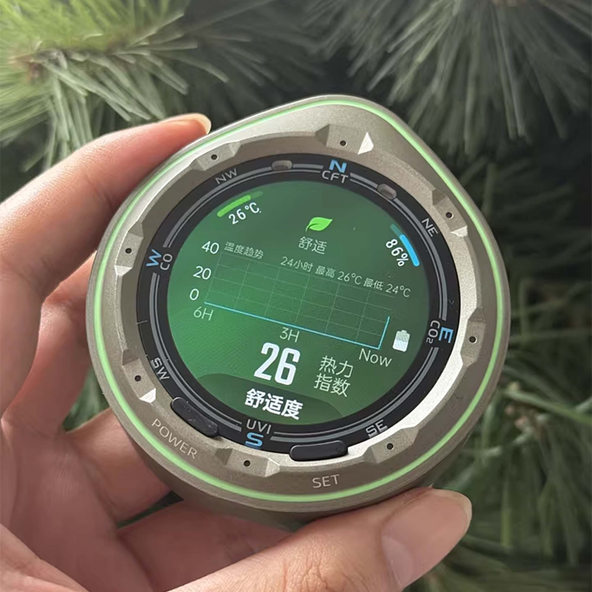 CO & CO₂ Gas Detector – APP Compatible