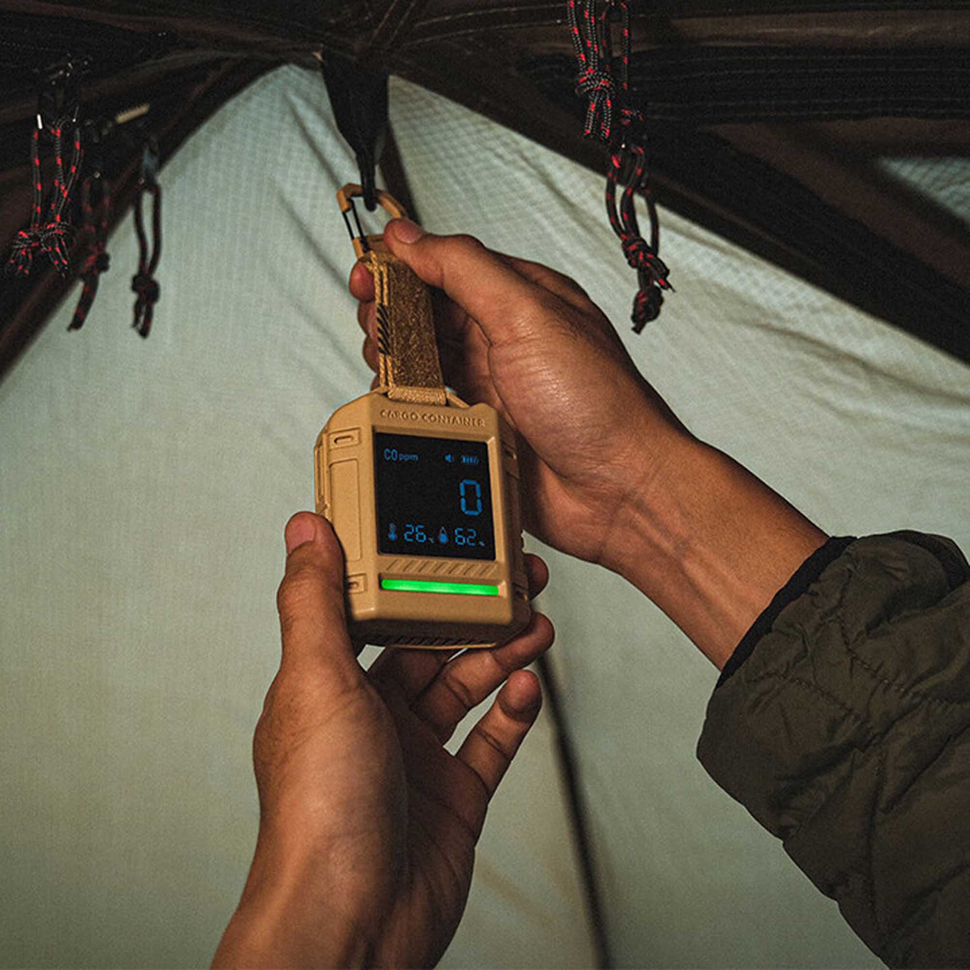 CO Alarm With Temperature & Humidity Detector