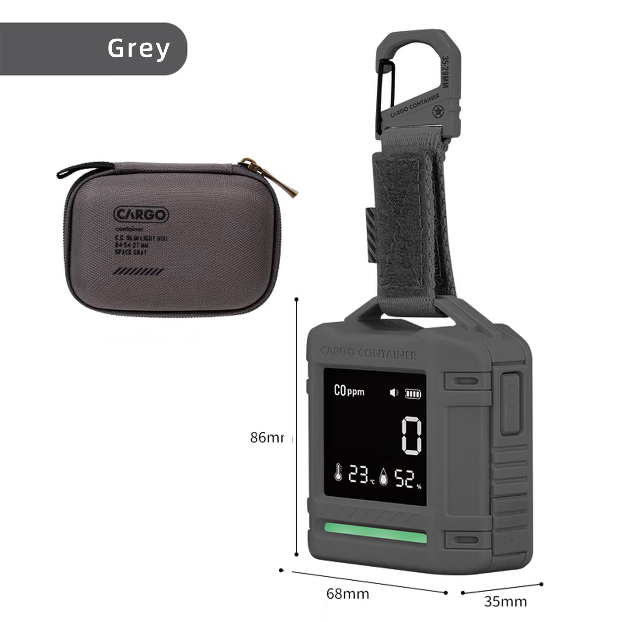 CO Alarm With Temperature & Humidity Detector