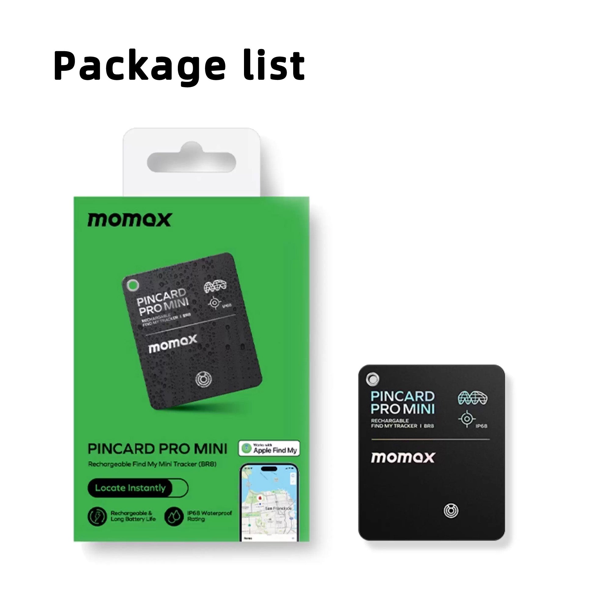 Card-Style Wireless Charging Tracker GPS