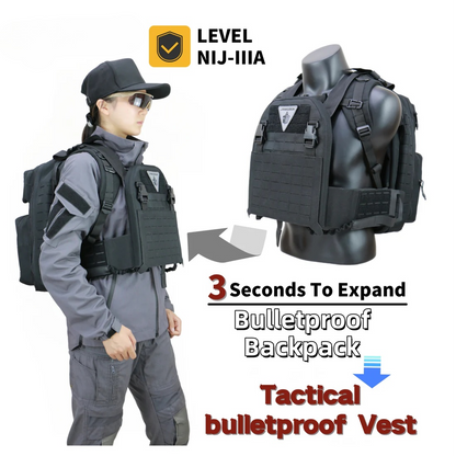 Bulletproof Backpack Nylon Material - NIJ IIIA