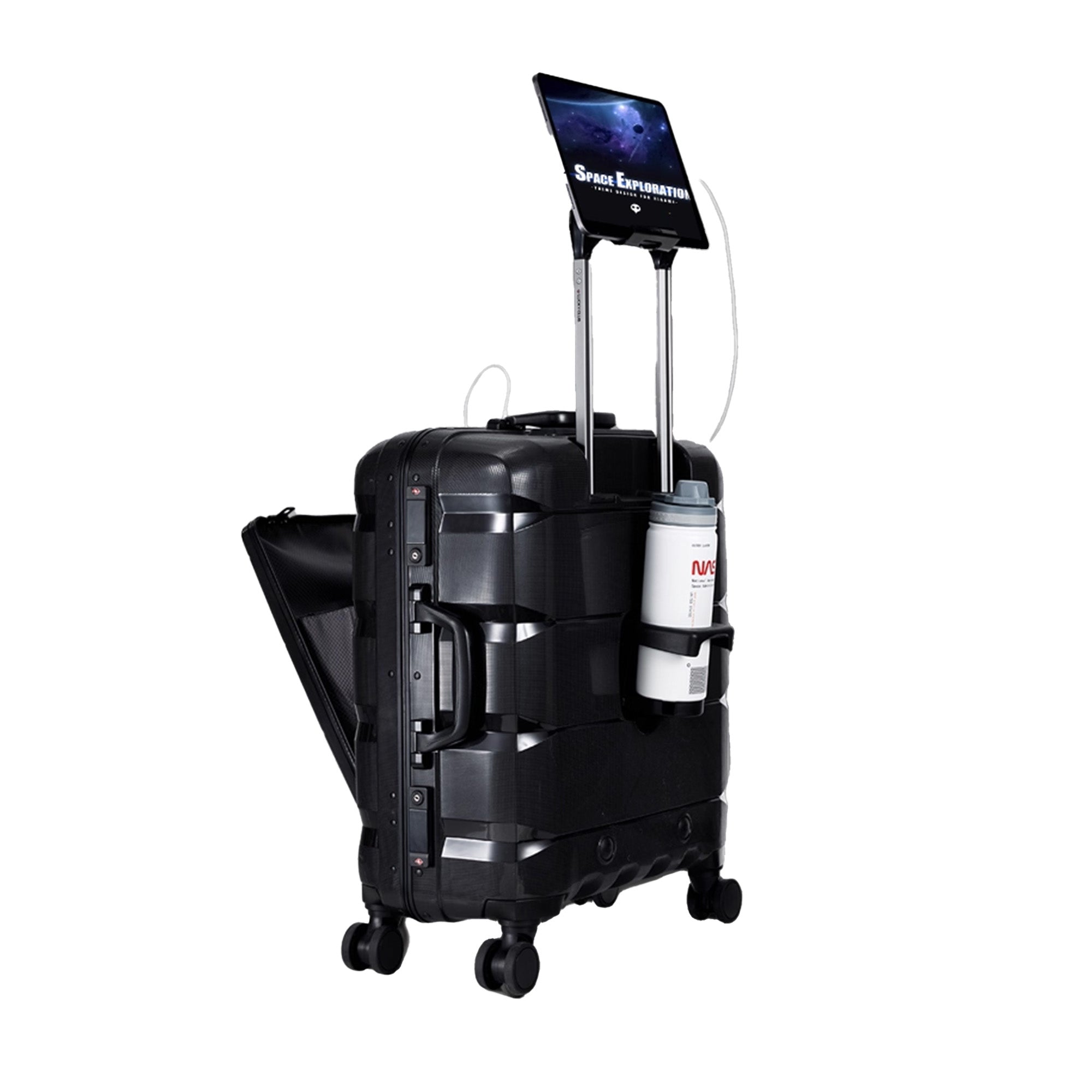 Large-Capacity Fingerprint Luggage